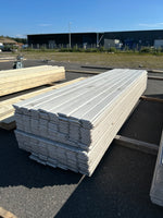 Paket Ytterpanel Dubbelfasspont 22x145mm, 208st 4.80m Grundmålad