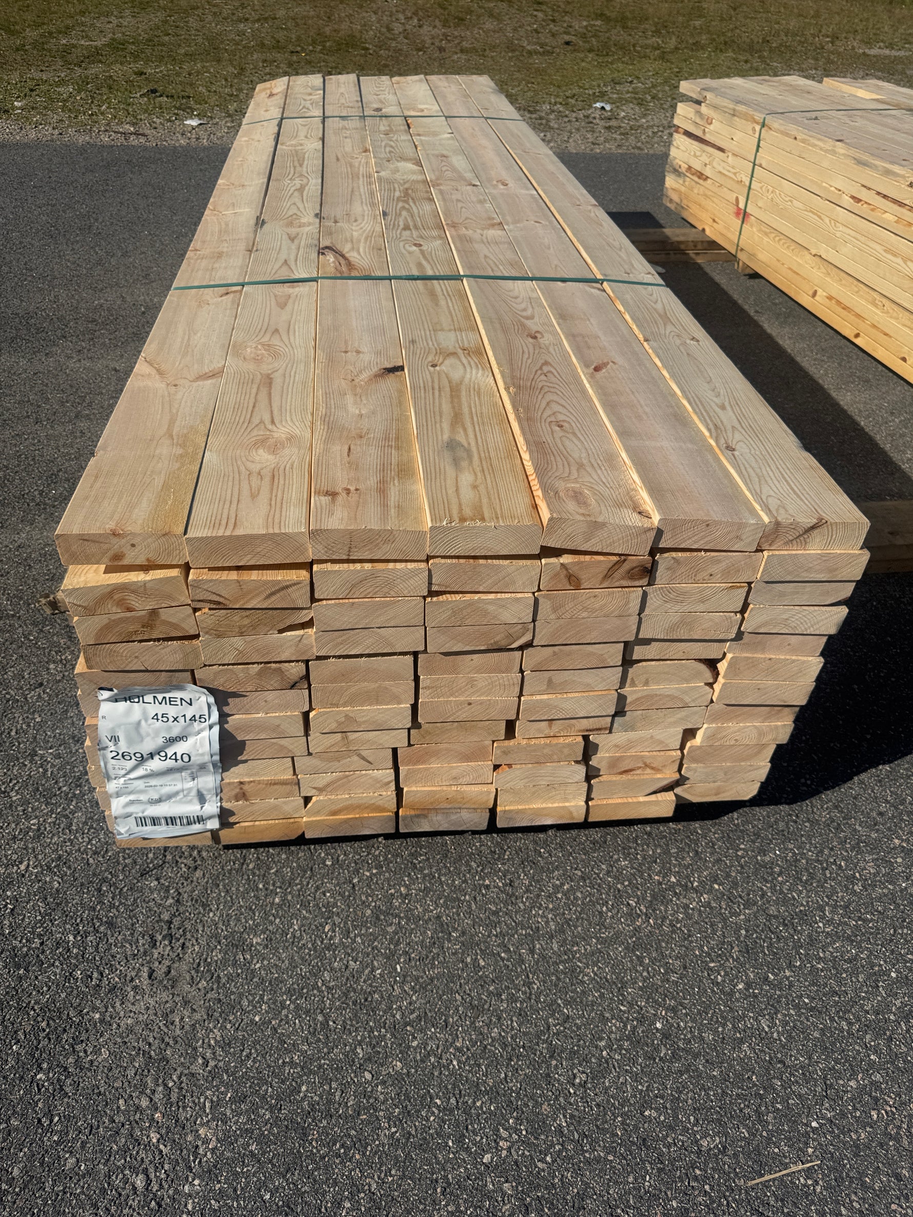 Paket Reglar 45x145mm 3,00-3,60m 84st