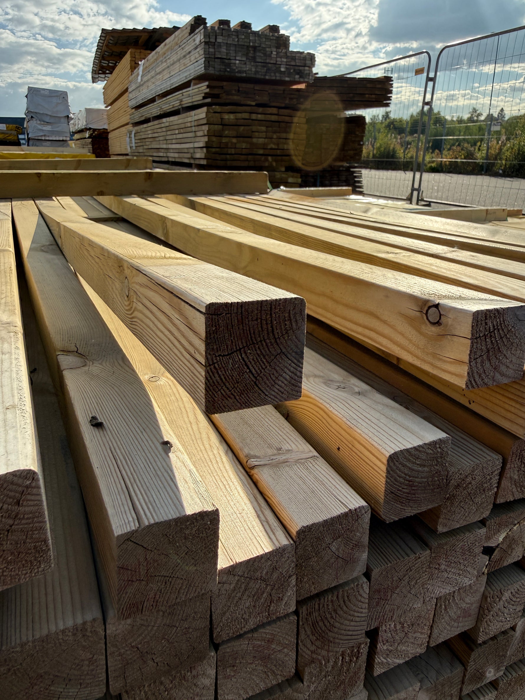 Paket Tryckimpregnerade Reglar 45x45mm – 214st, 3,30m