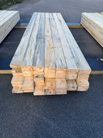 Paket Ohyvlade Reglar 47x150mm (3,30–3,60m) 49st Fuktskadat
