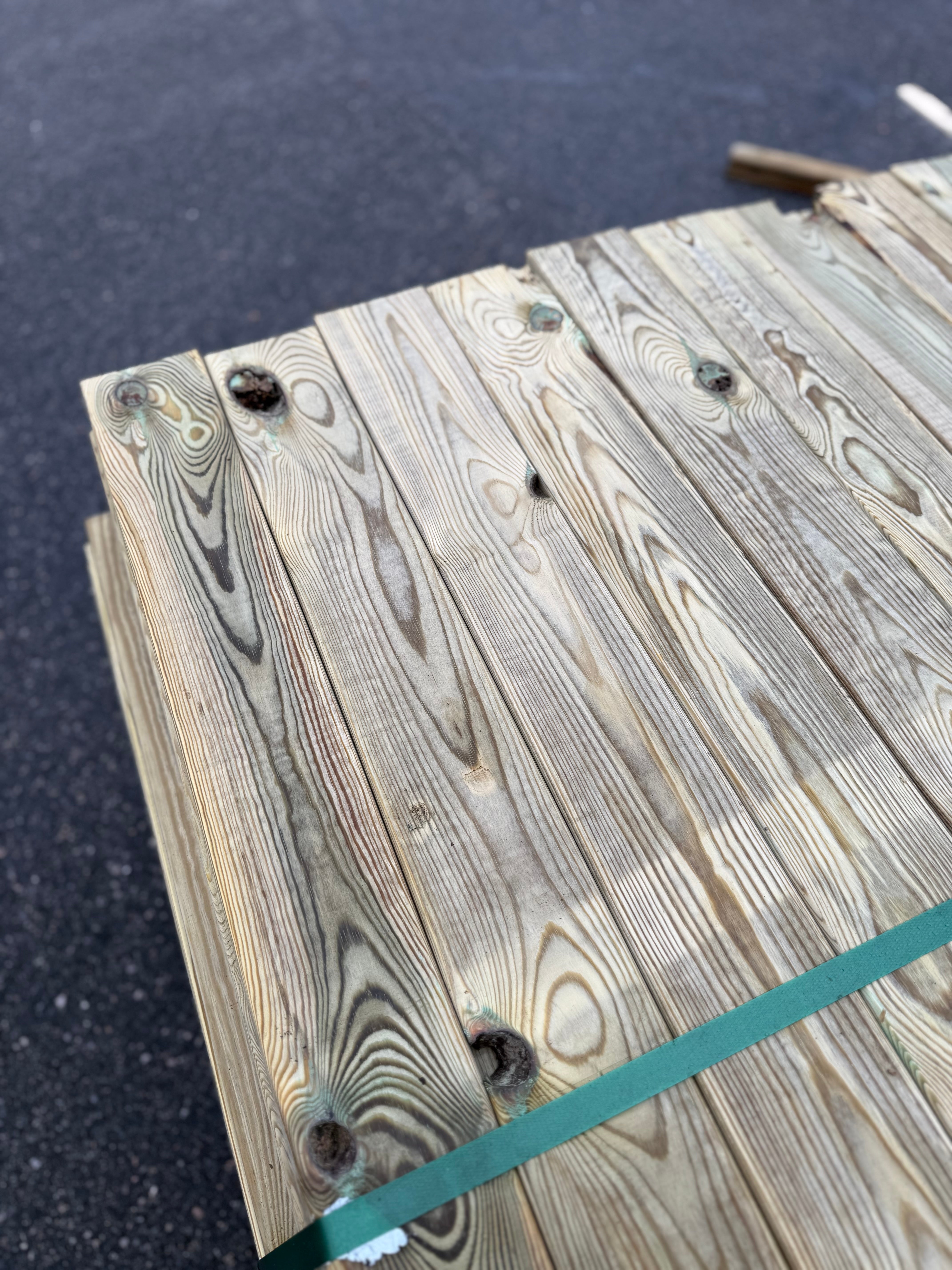 Tryckimpregnerad Trall 22x95mm Furu (Sekunda)