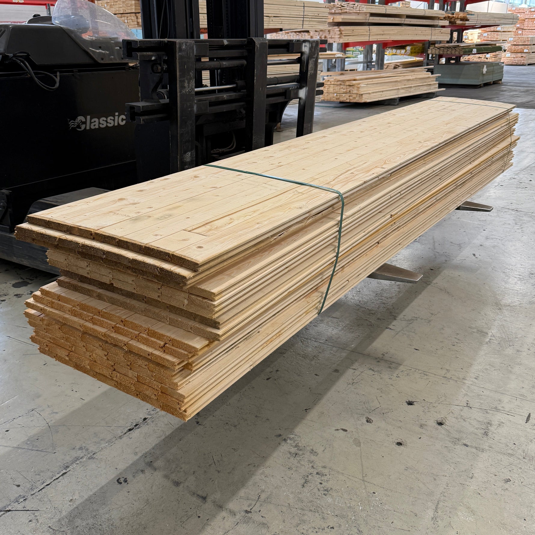Paket Råspontluckor 20x540x3600mm 20st (Fuktskadat)