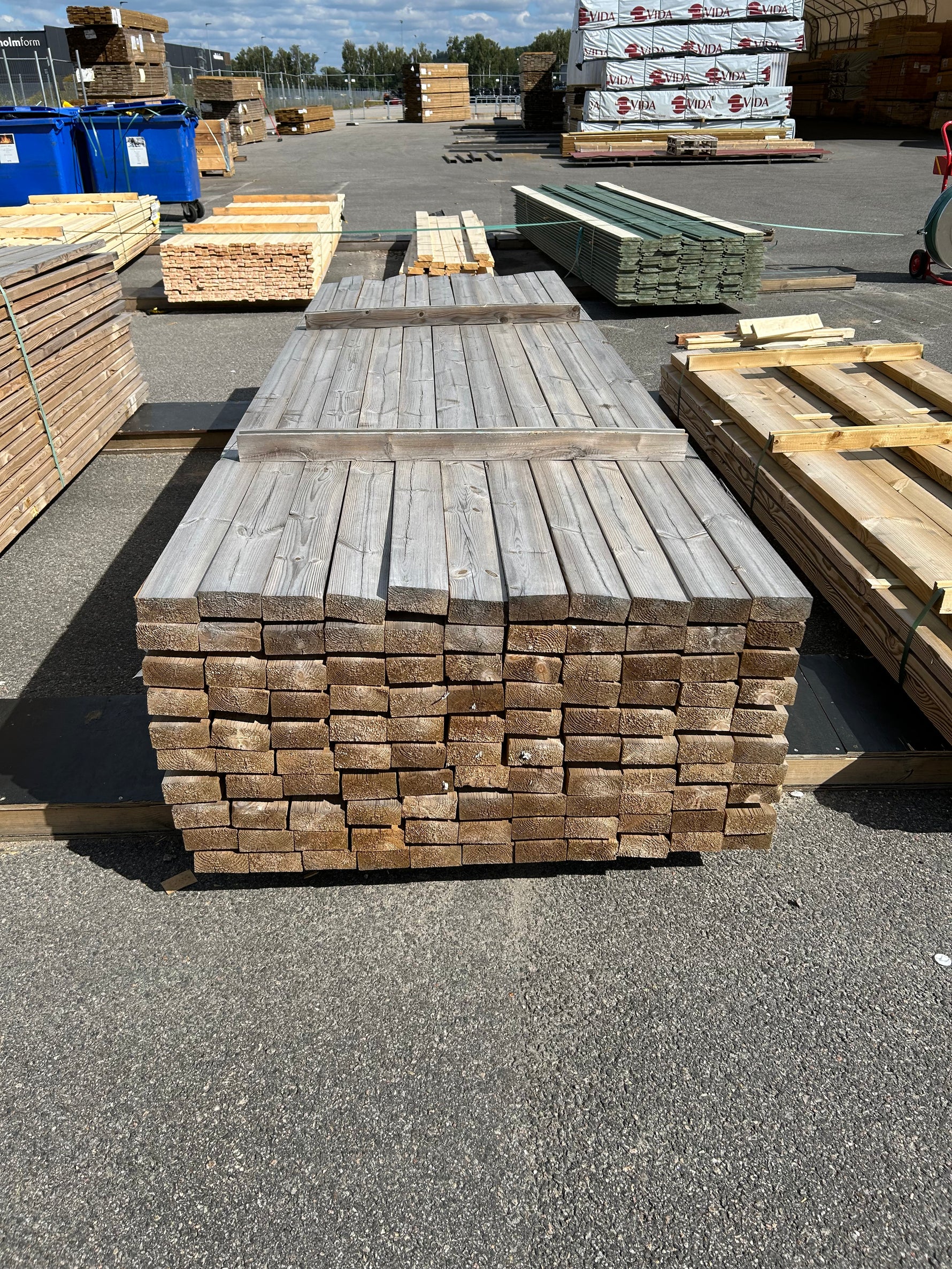 Paket Tryckimpregnerade Reglar 45x95mm 3,30m 110st C14
