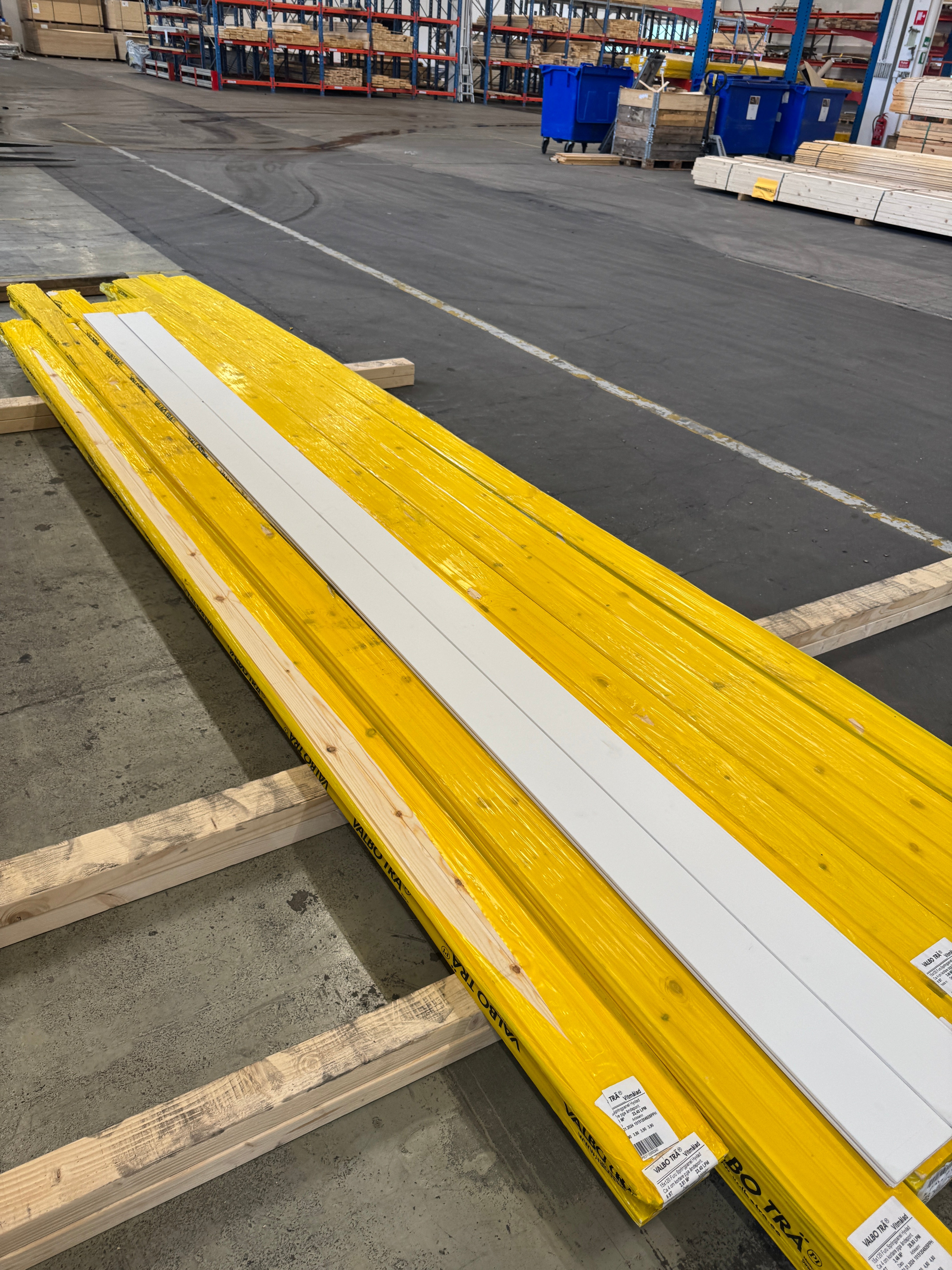 Paket Innerpanel 15x120mm – 8 pkt (3,90–4,76 m, furu, vitmålad)