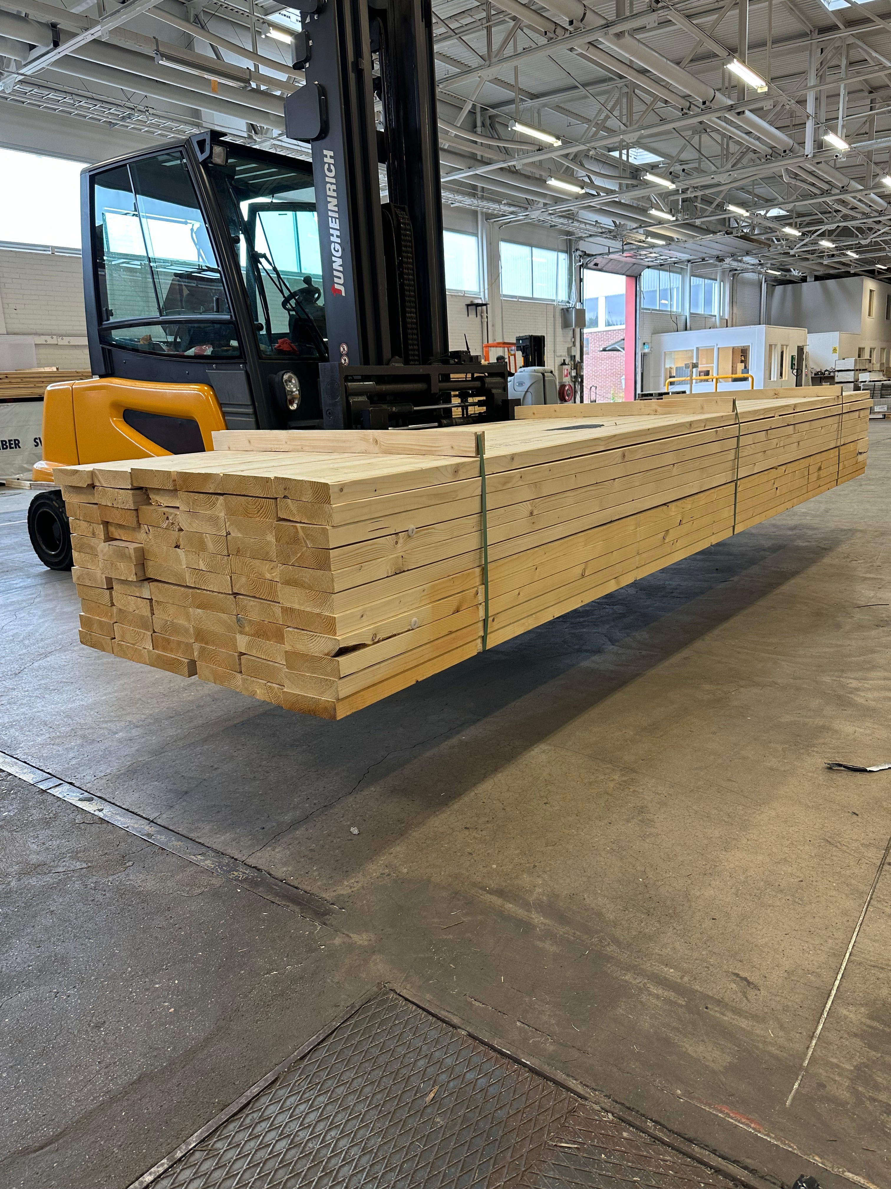 Paket Reglar 45x170 4.80m 66 st C24, Felhyvlat