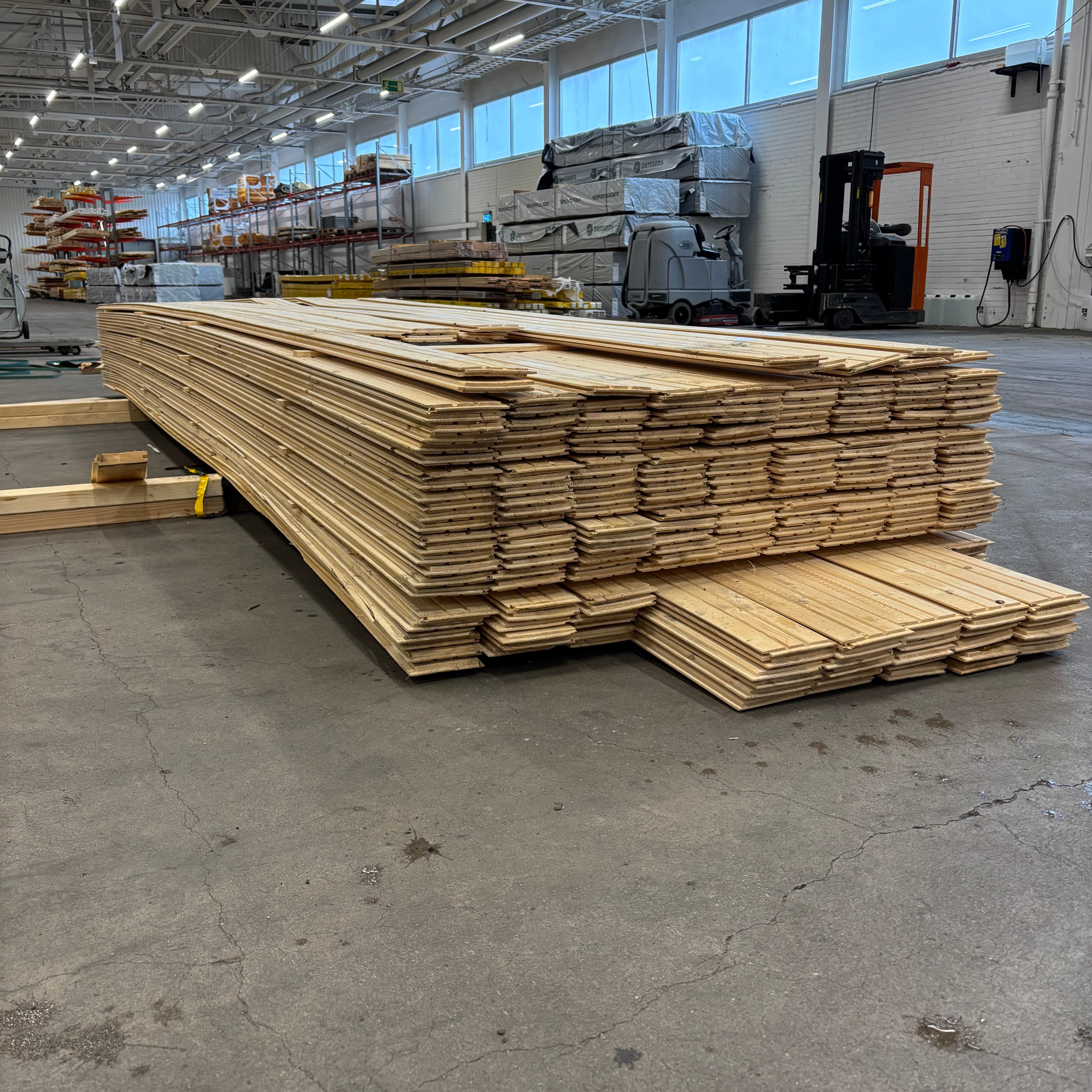 Paket Gran Ekonomi Finsågad Panel 15x120mm 234st 4.75m