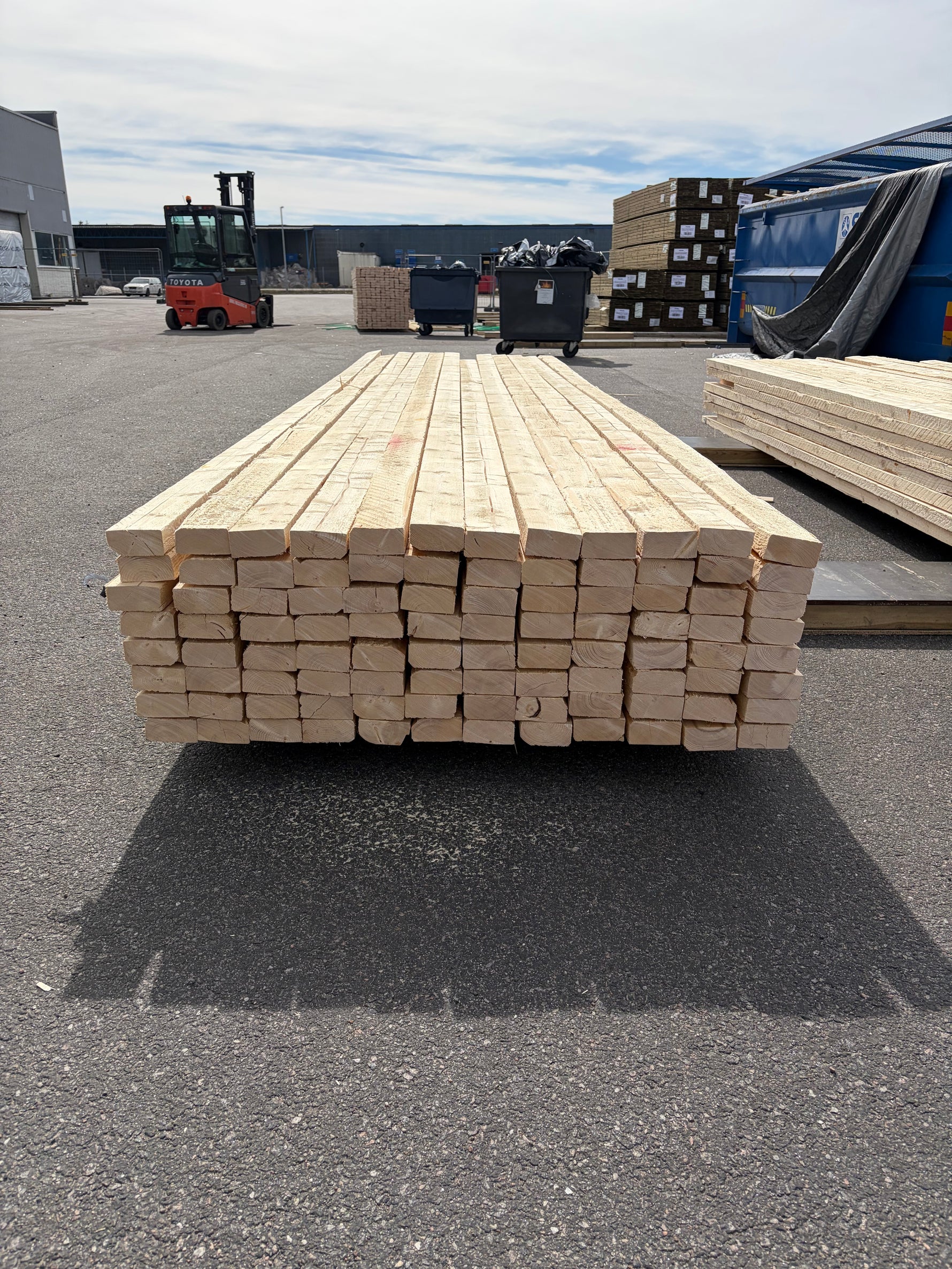 Paket Ohyvlade Reglar 45x90mm, 96st (4,2–4,8m)