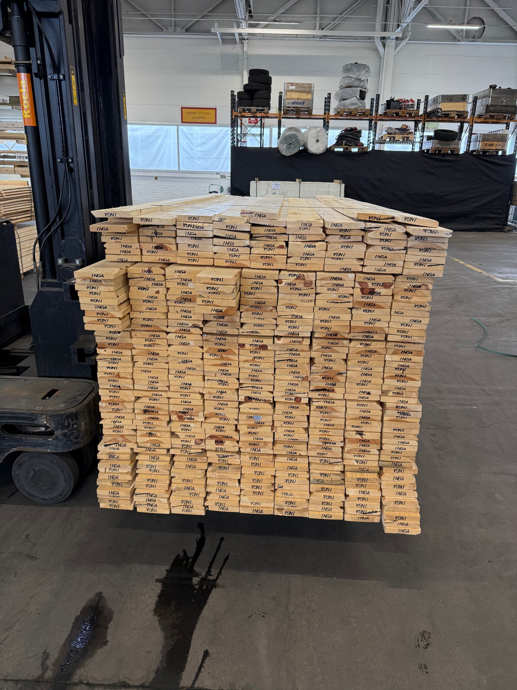 Paket Brädor 22x125mm, 418 st 2,40 m