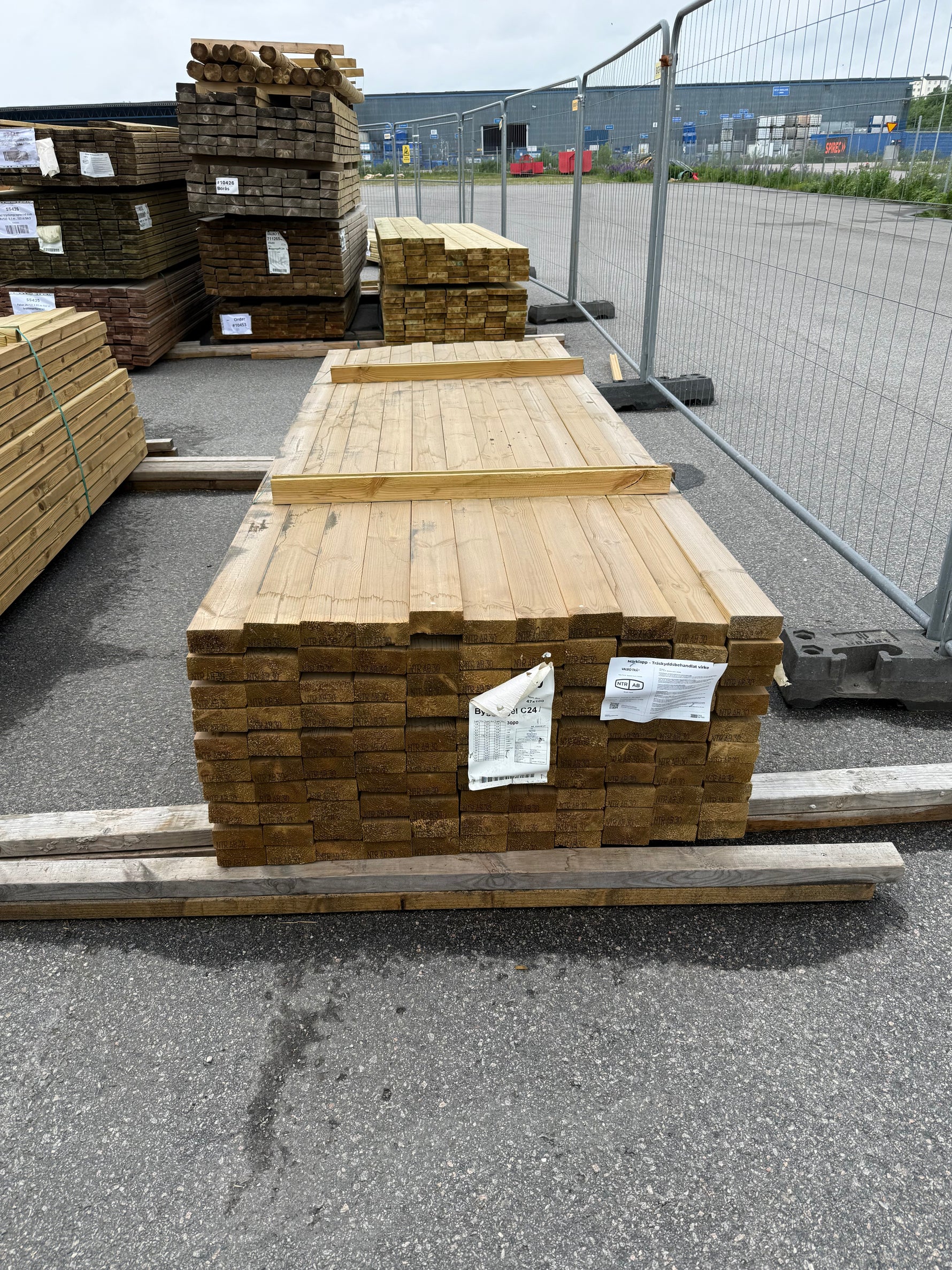 Paket Tryckimpregnerade Reglar 45x95mm, 110st 3,0m (C24)