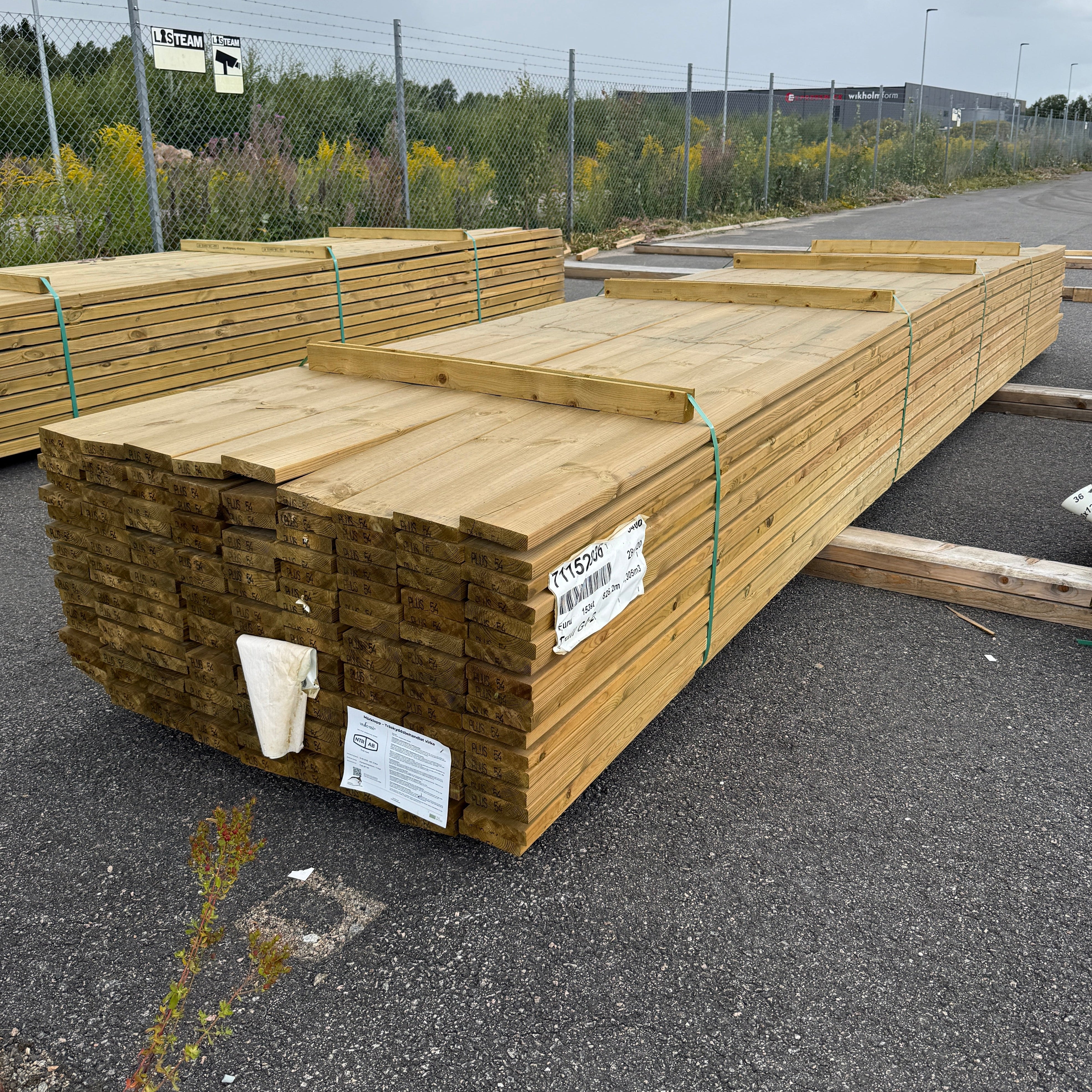 Paket Tryckimpregnerad Trall 28×120 mm, 153 st 5,40 m (G4-2)