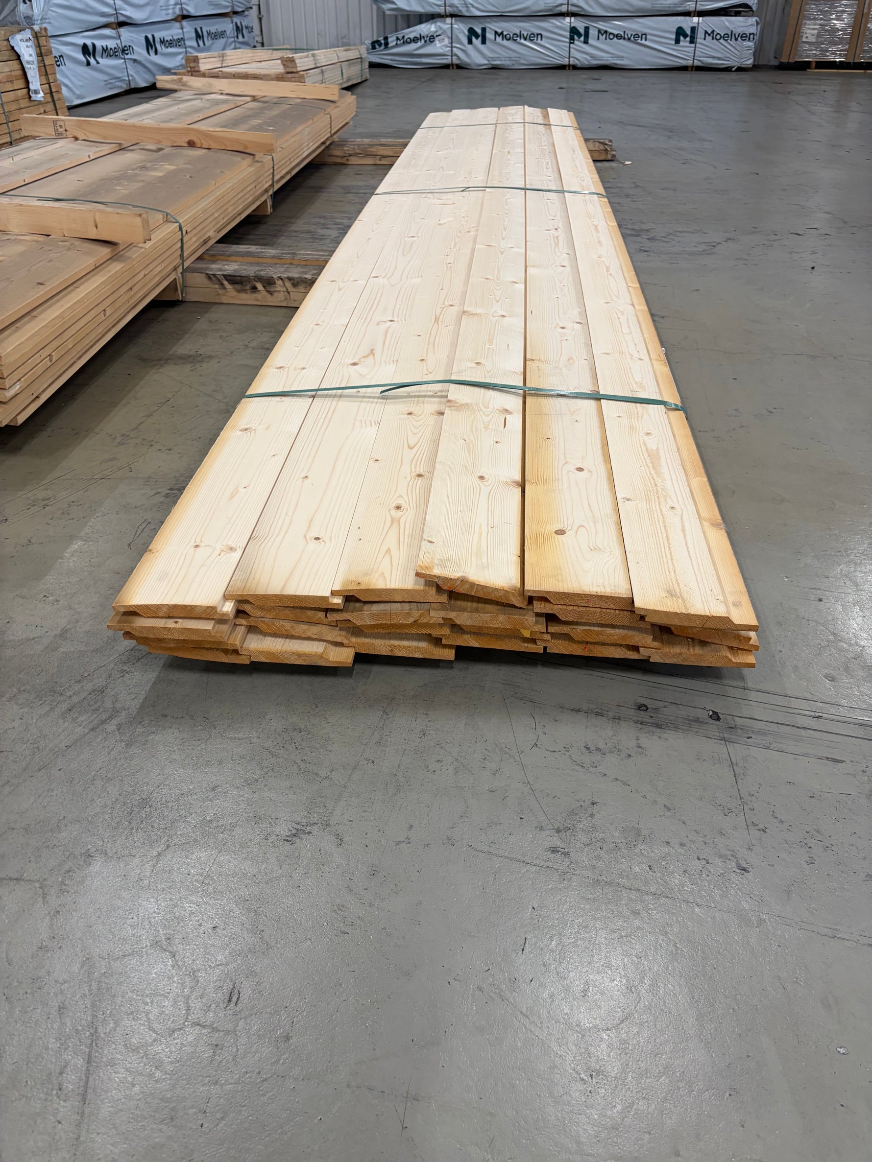 Paket Obehandlad Ytterpanel 21x160mm, 5,4 m – 24 st