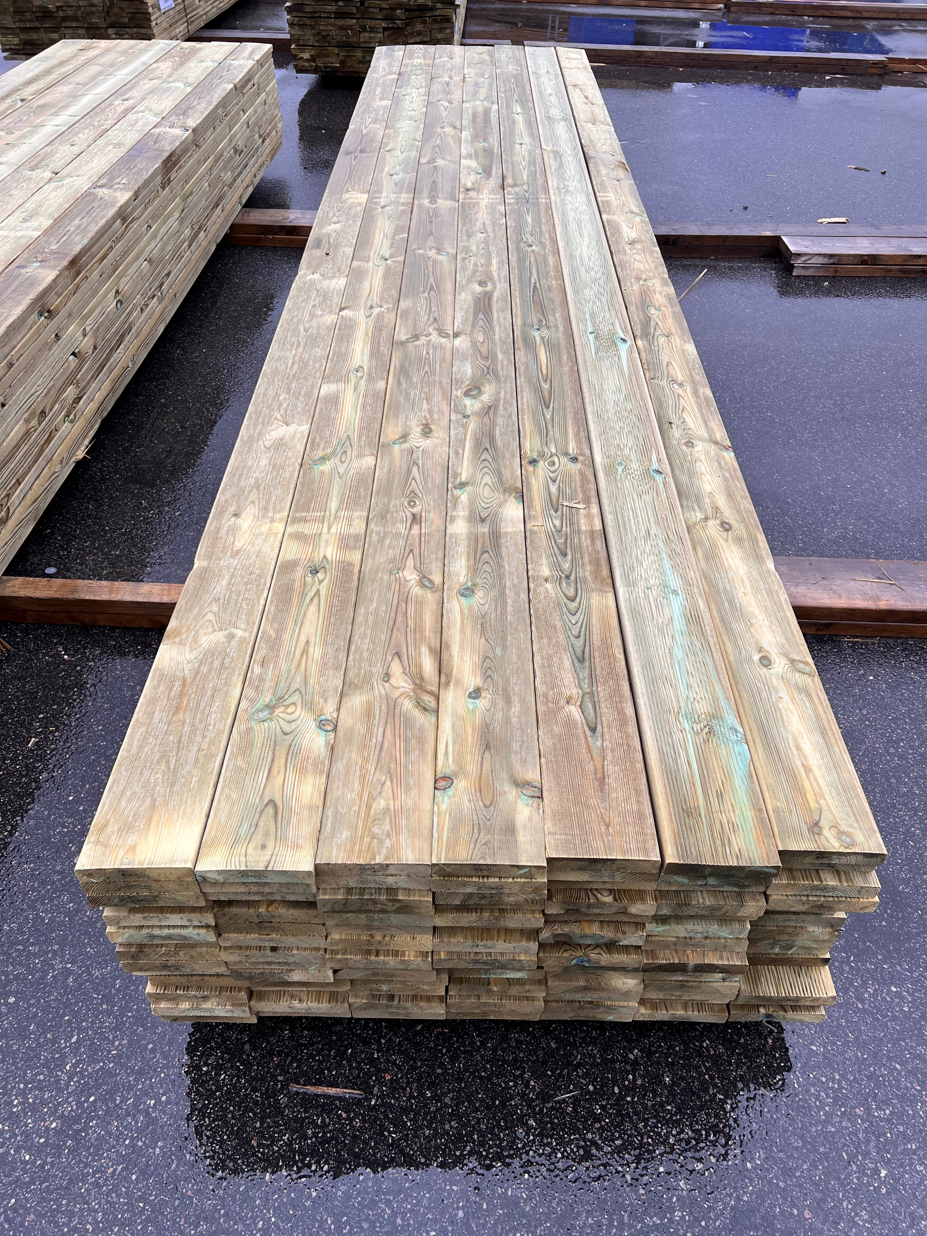 Paket Trall Rillad 28x145mm – 105 st 4.80m Tryckimpregnerad B-sort