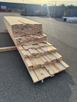 Paket Brädor 22x100mm Råsågad – 365 st (3,6–5,4 m, gran, obehandlad) - Spirec