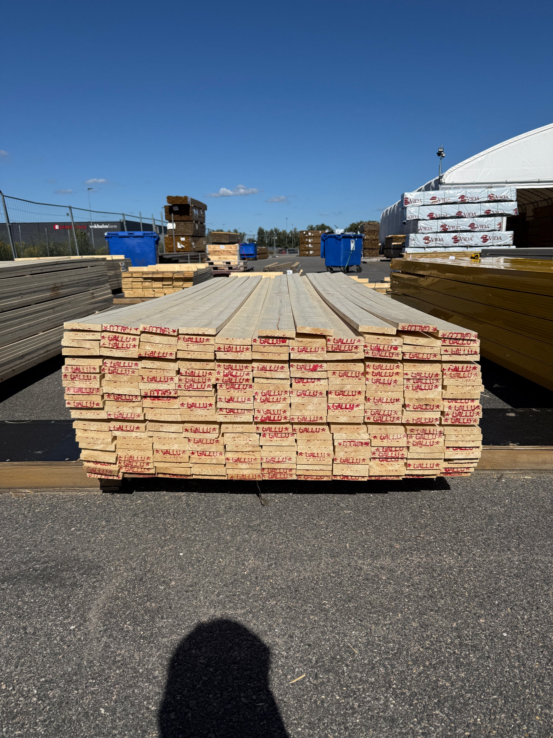 Parti Finsågade Brädor 17x95mm 3,00m 240st Gran- Obehandlad