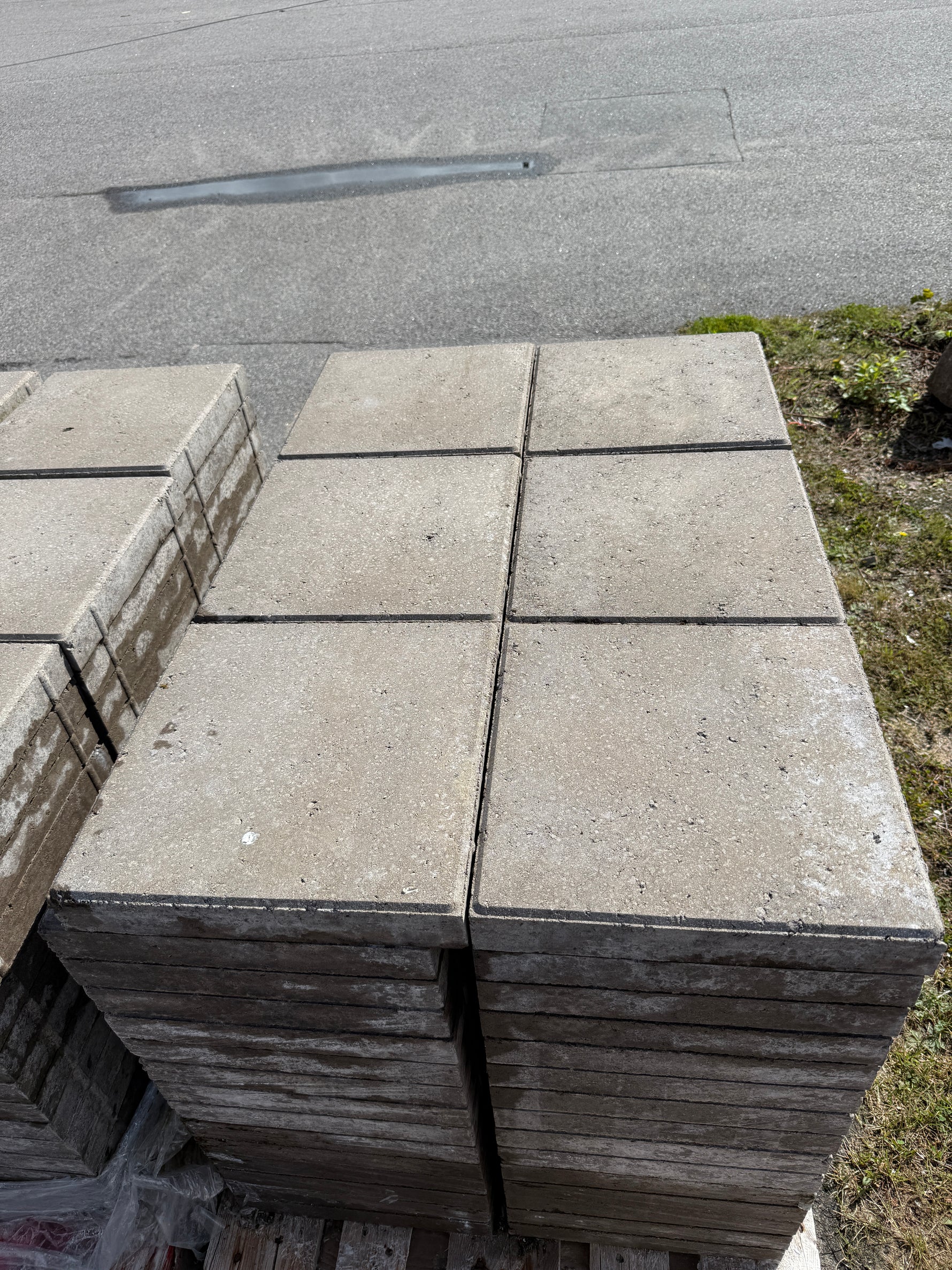 Marksten S:t Eriks 50x350x350 mm – Slät Grå