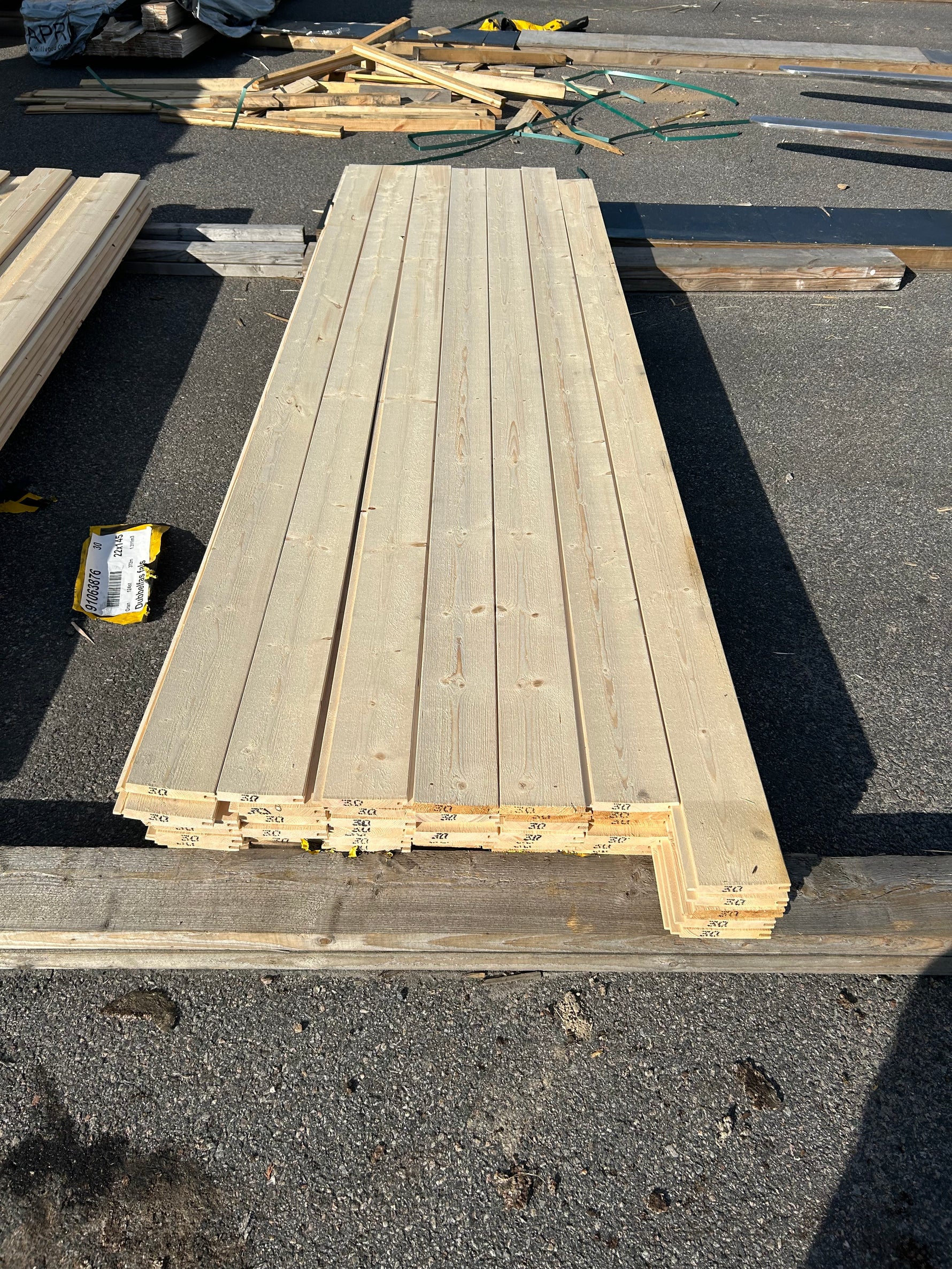 Parti Spontad Ytterpanel 22×145 mm 3,00 m 49 st Gran