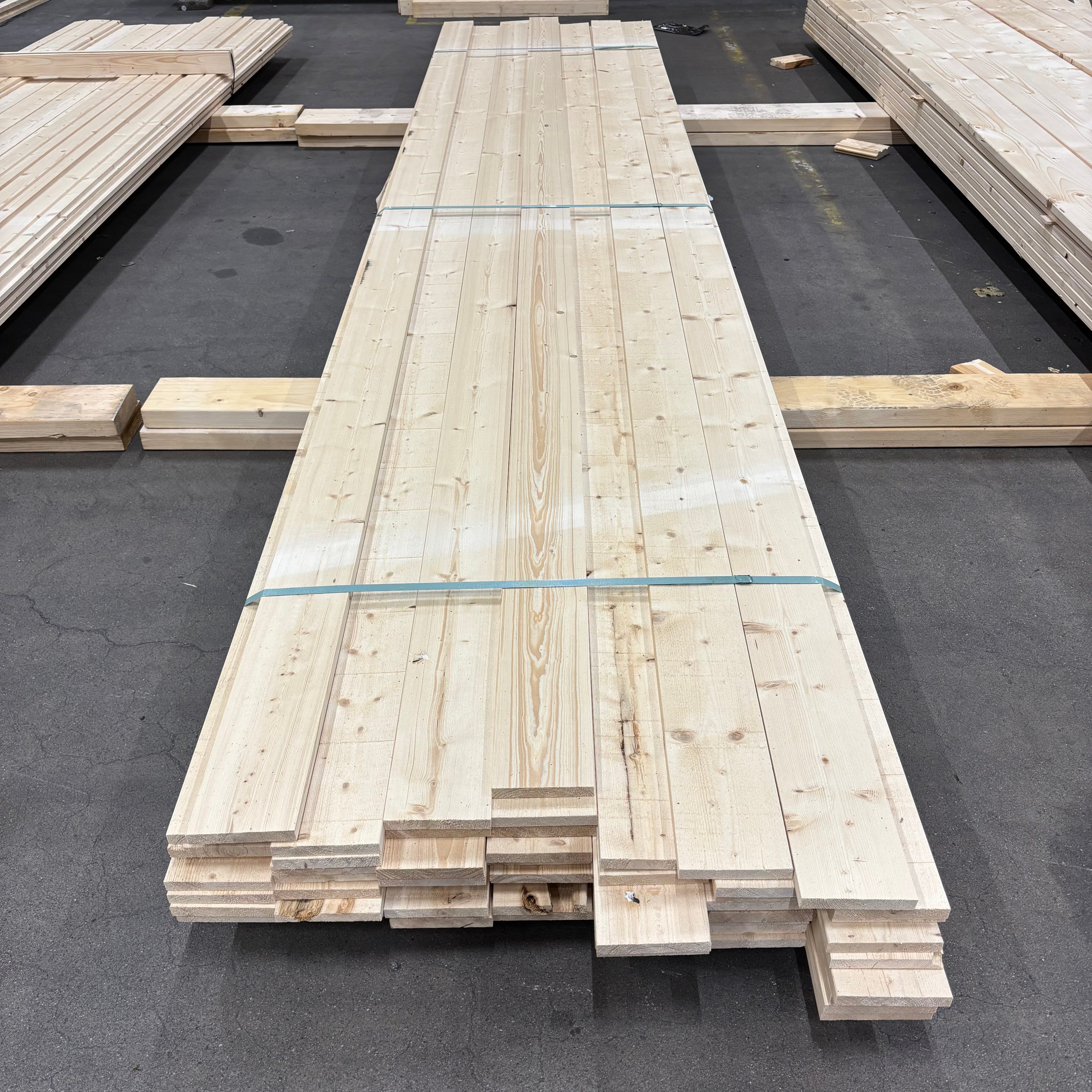 Paket Brädor 19x122 – 60 st (4,20 m, gran, obehandlad)