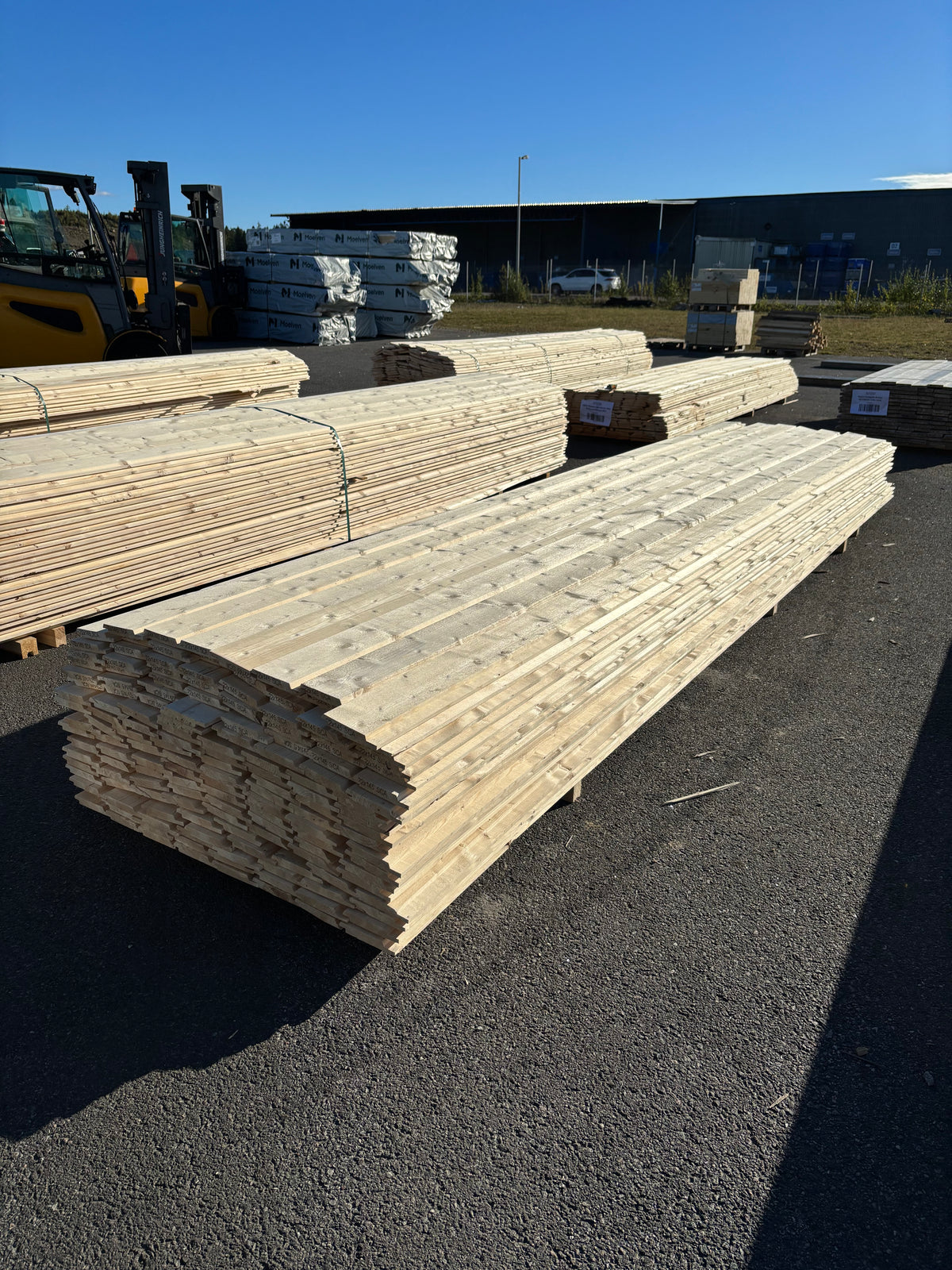 Paket Spårpanel 22x145mm 4,80–5,40m 151st (Andra Sortering)