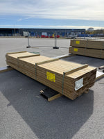 Paket Tryckimpregnerad Rillad Trall 28x120mm, 144st 4,20m (Väderbitet)