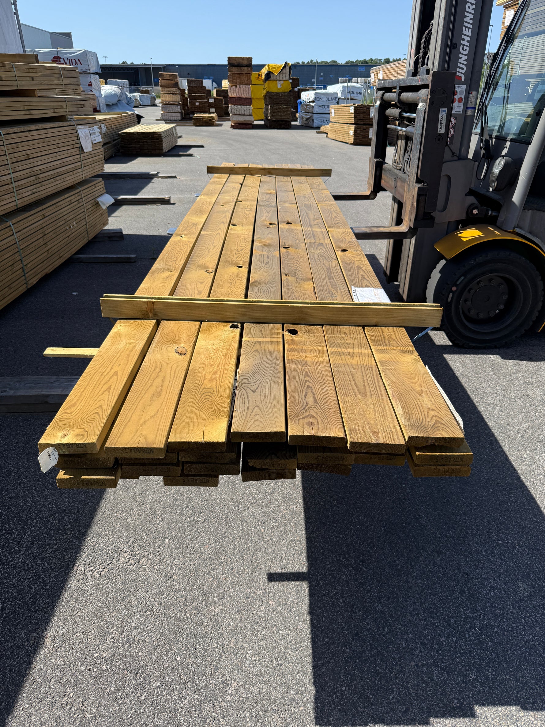 Paket Trall Furu 28x120mm 4,50m 23st Impregnerad B-kvalitet