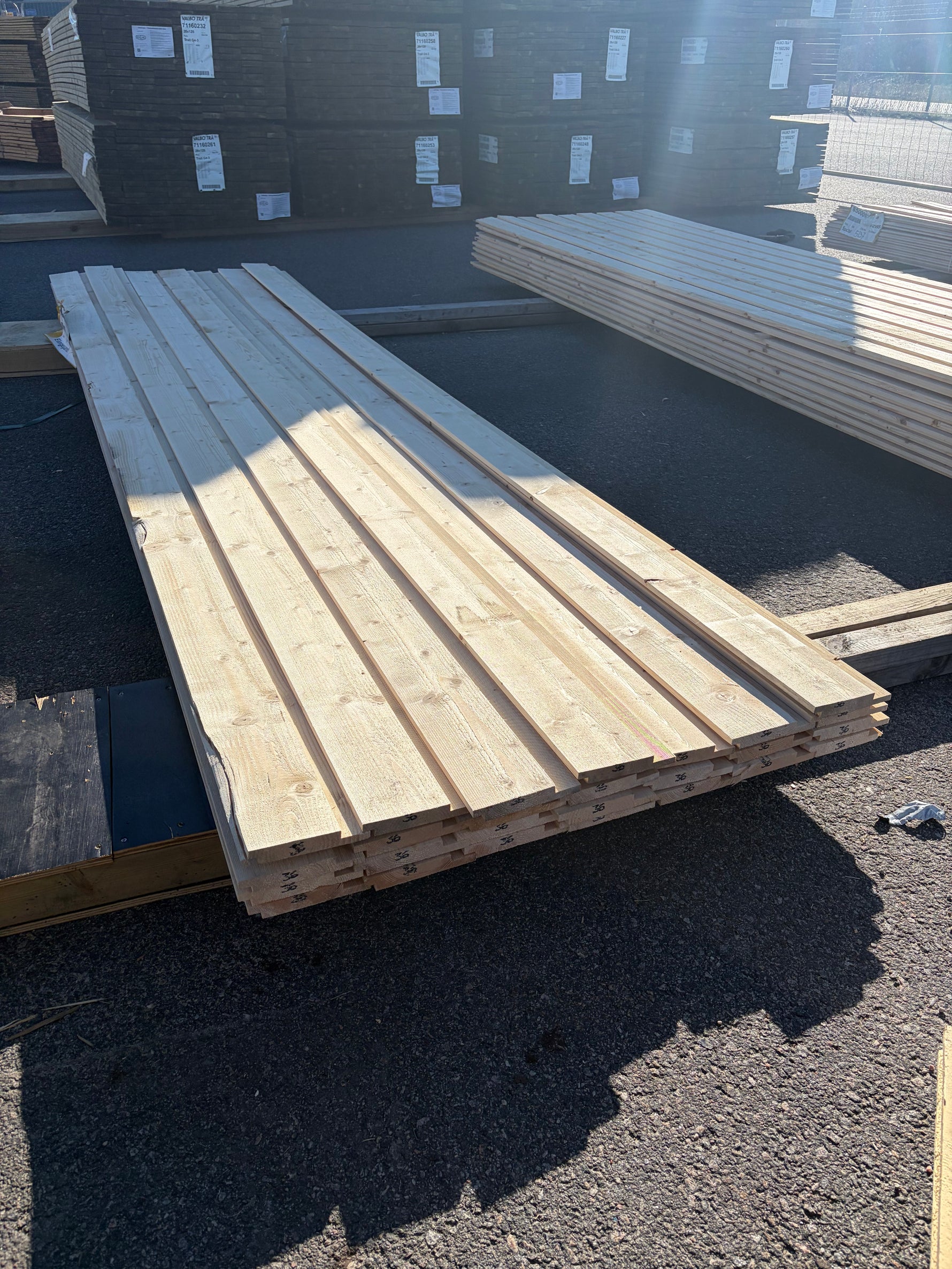 Paket Elingepanel 22x145mm 3.6 m- 26 st - Spirec