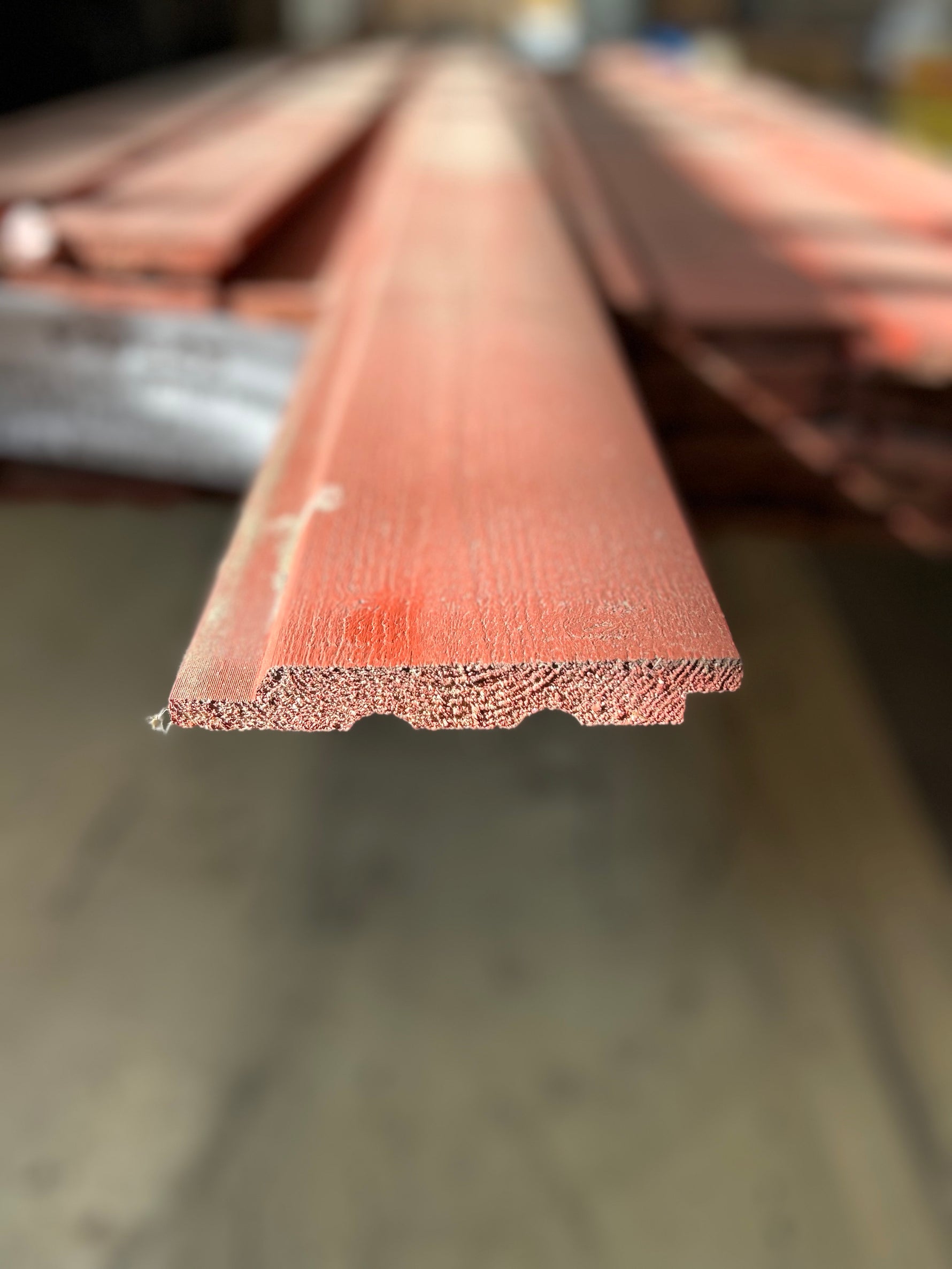 Paket Ytterpanel Falsad Enkelfas 21x147 mm – 46 st (5,10 m, Brandröd)