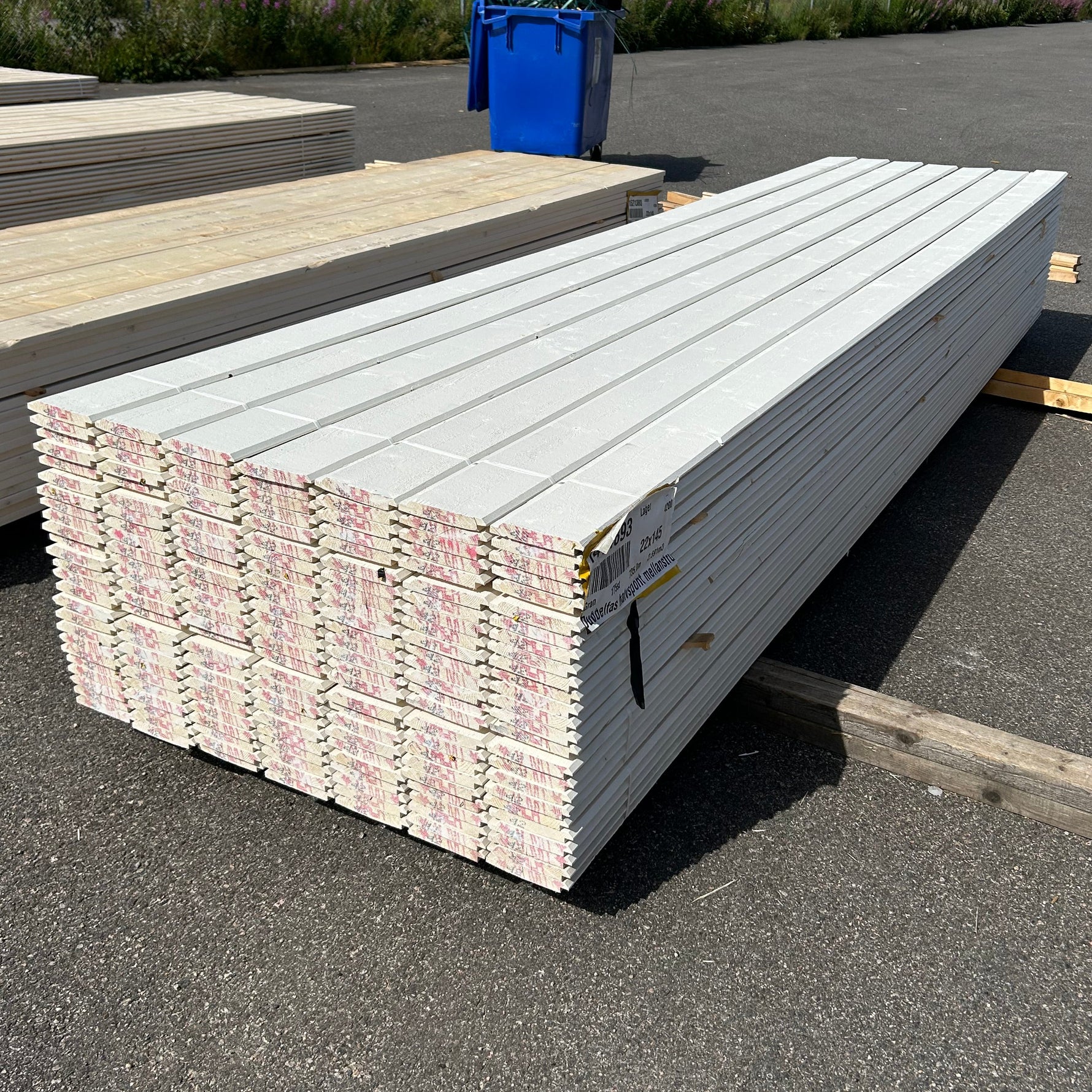 Paket Dubbelfas Halvspont 22x145mm 4,20m 175st Mellanstruken