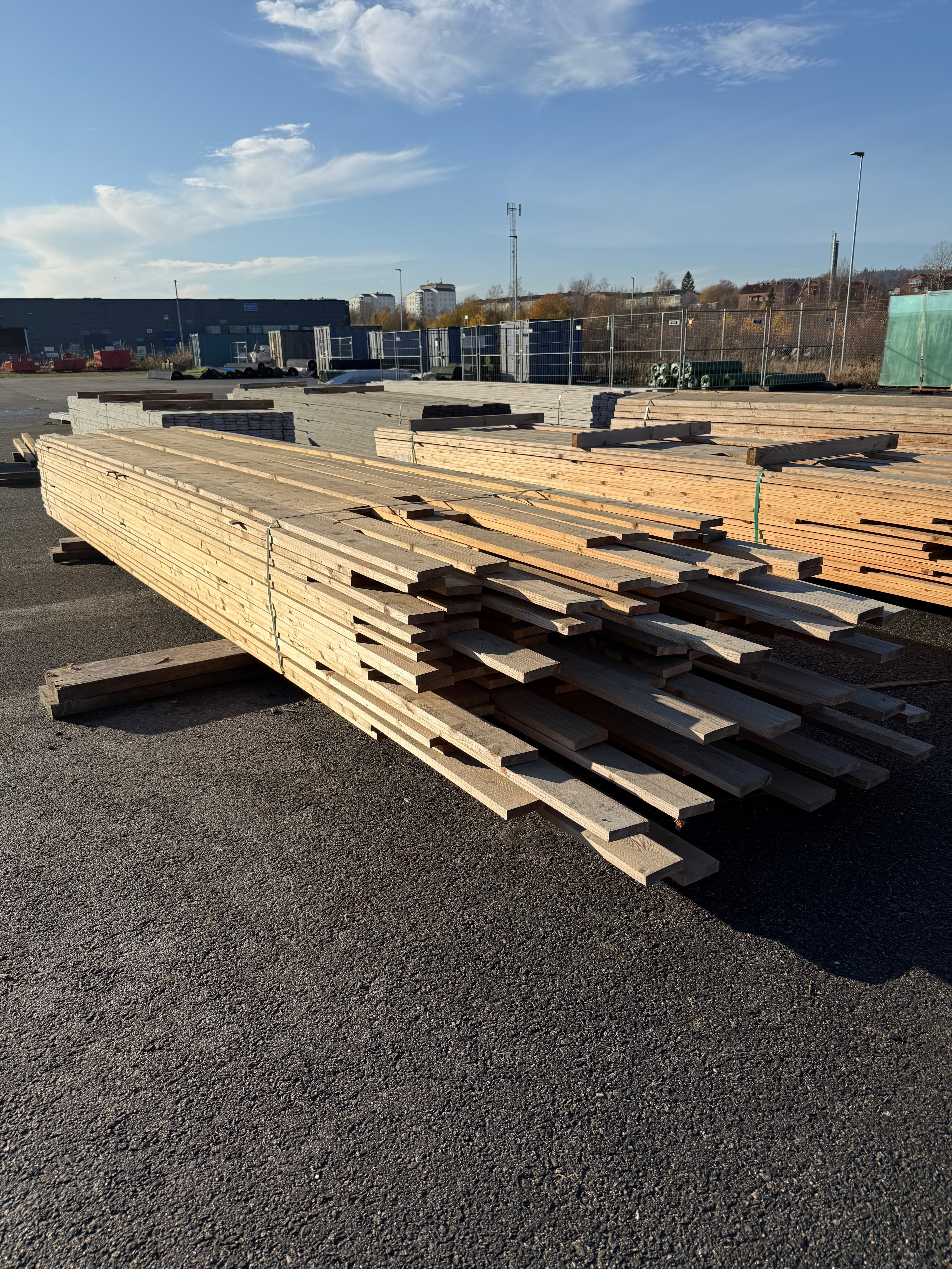 Paket Finsågad Panel 21x95mm – 236 st (Gran, 3,10–5,40 m)