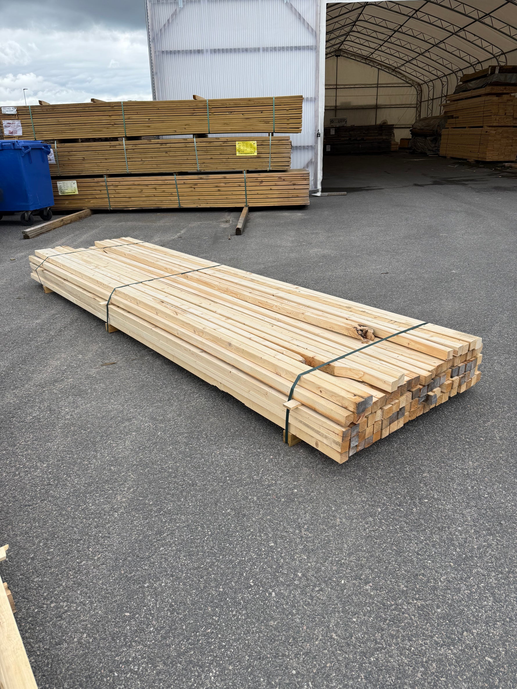 Paket Reglar 45x45mm, 93st 3,60m (Andra sortering)