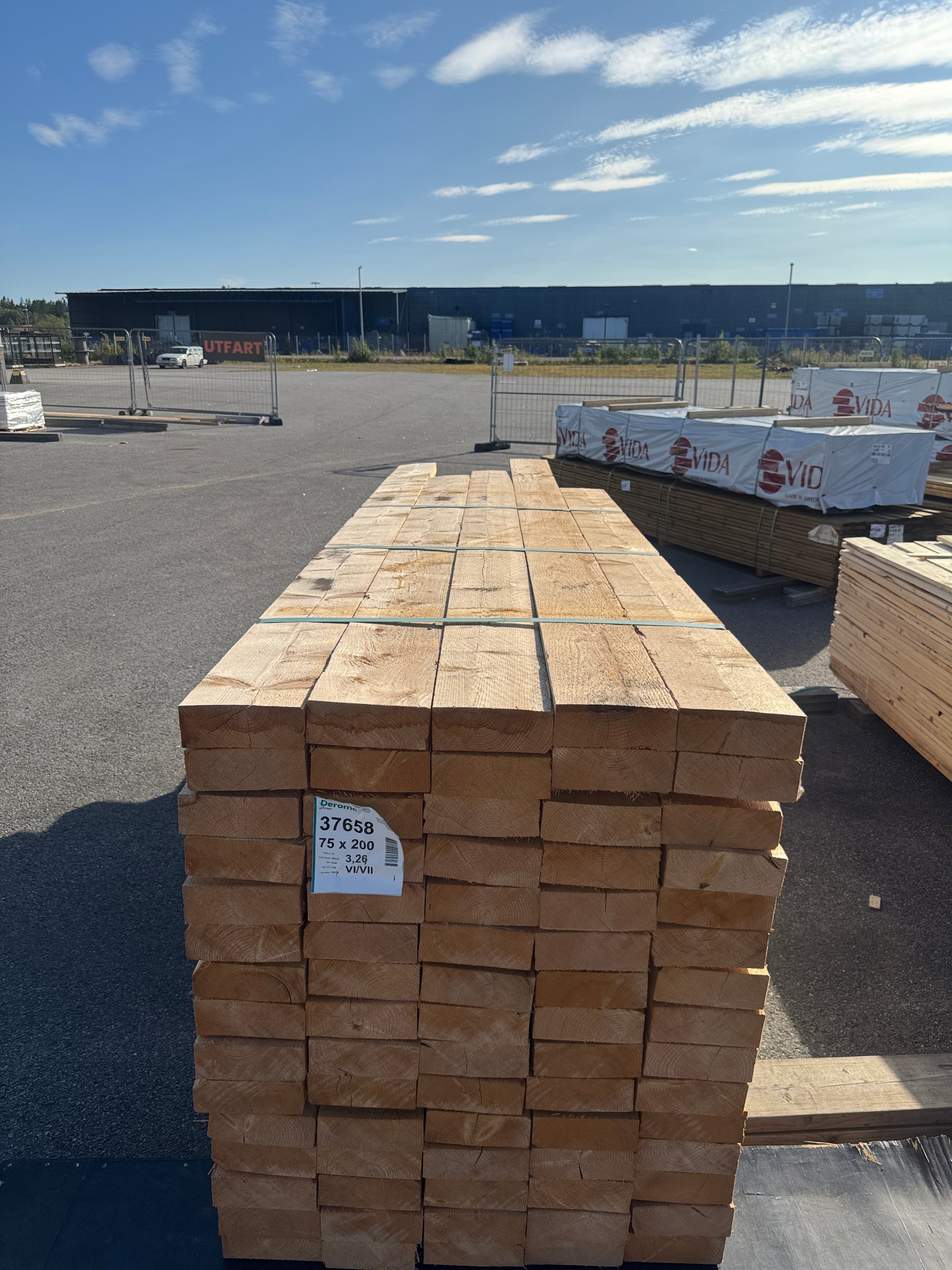 Paket Ohyvlade Reglar 75x200mm (2,70-3,90m) 75st Gran
