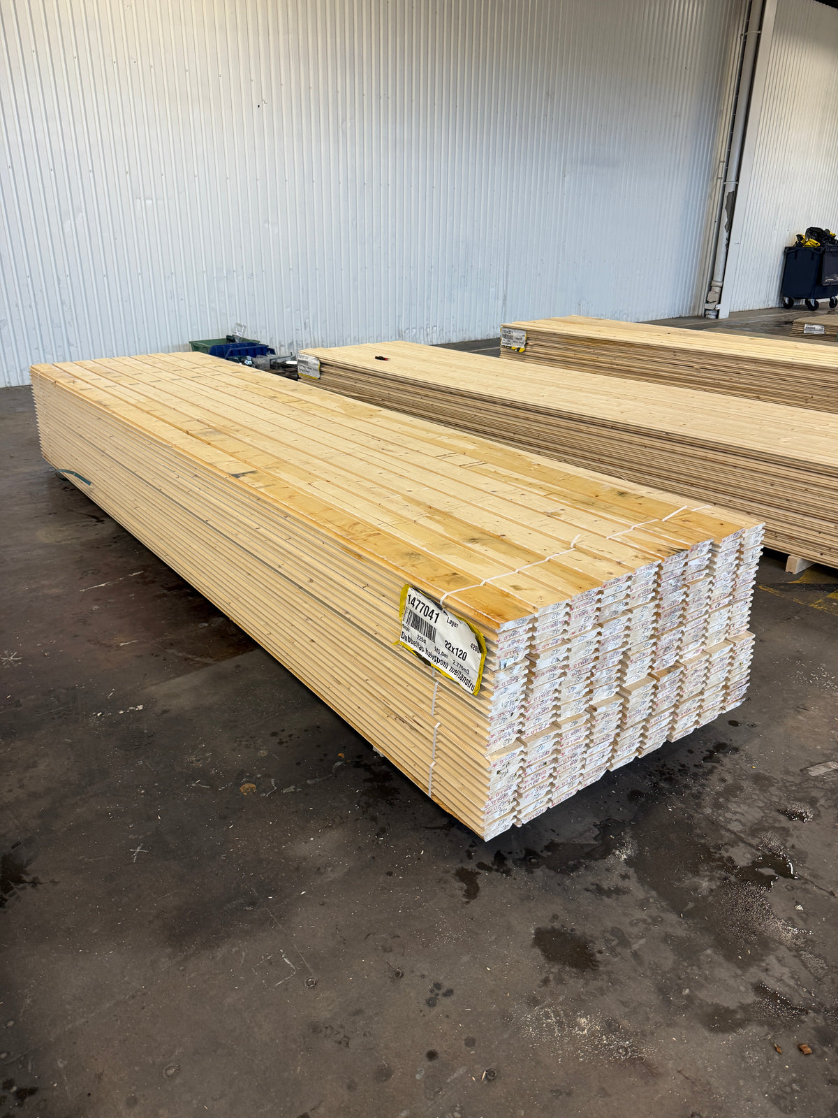 Paket Dubbelfas Halvspont 22×120 mm 4,20 m Mellanstruken – 225 st