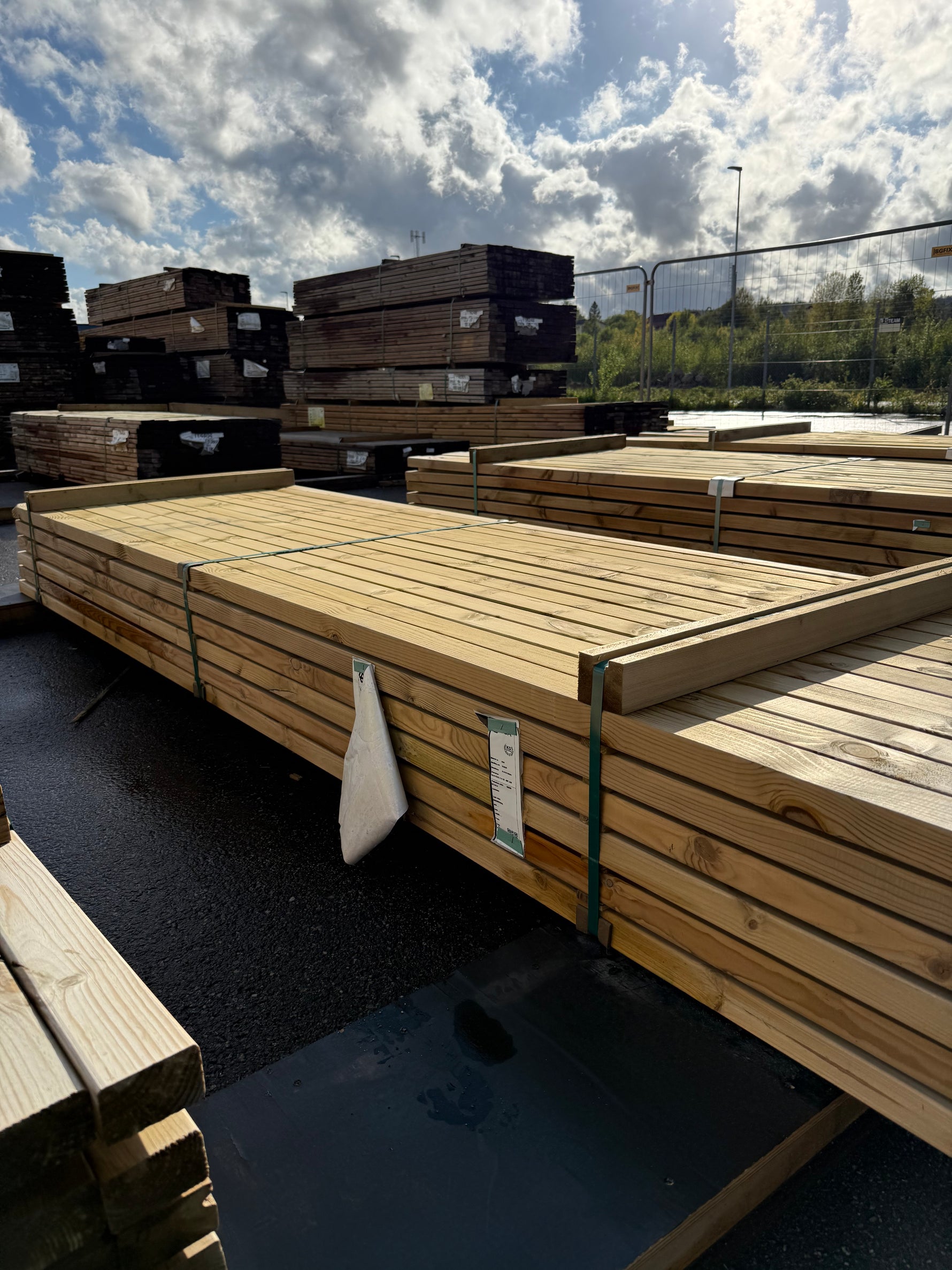 Paket Tryckimpregnerade Reglar 45x70mm, 84st 3.30m (C14)