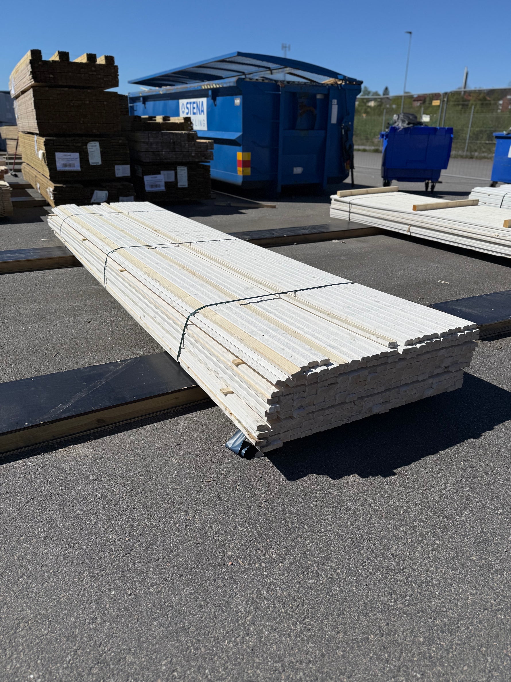 Paket Lockläkt 22x45mm, 258st 4.20m- Grundmålade