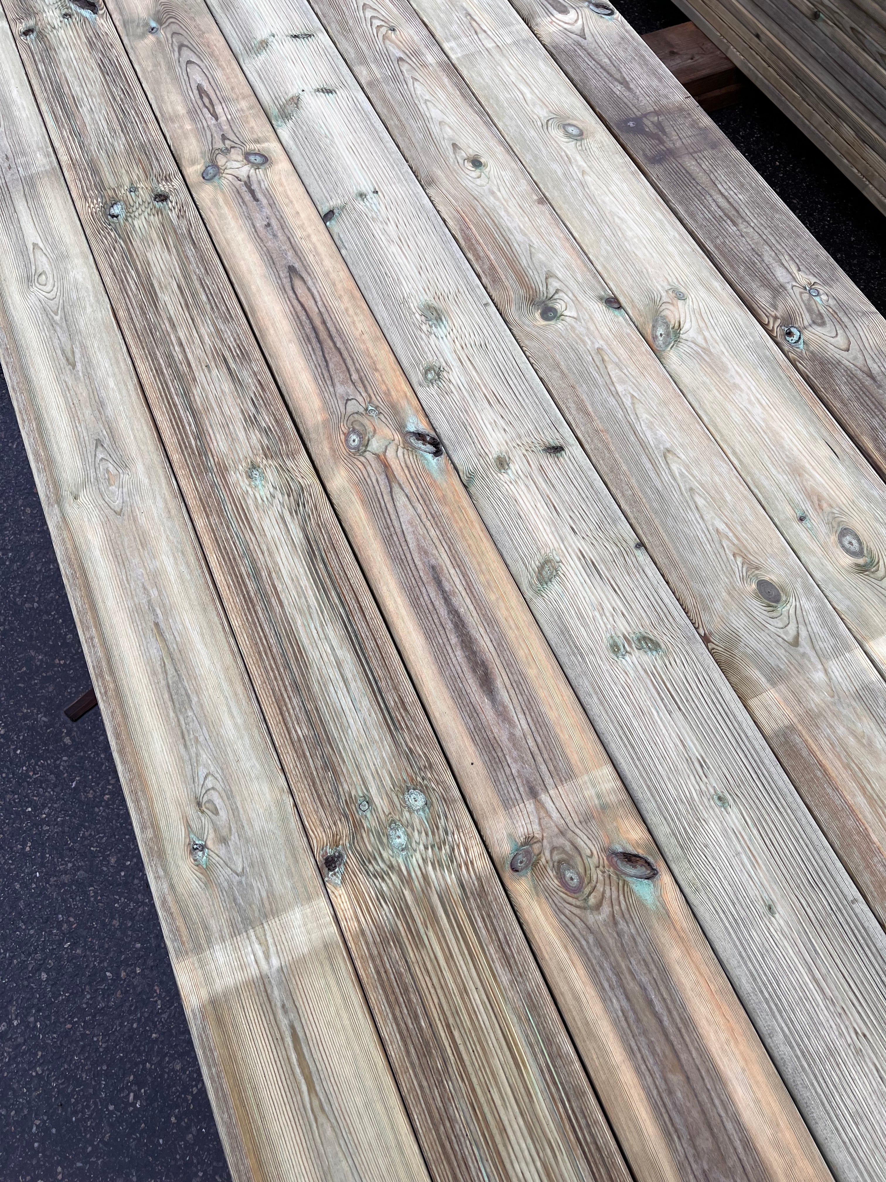 Paket Trall Rillad 28x145mm – 105 st 4.80m Tryckimpregnerad B-sort