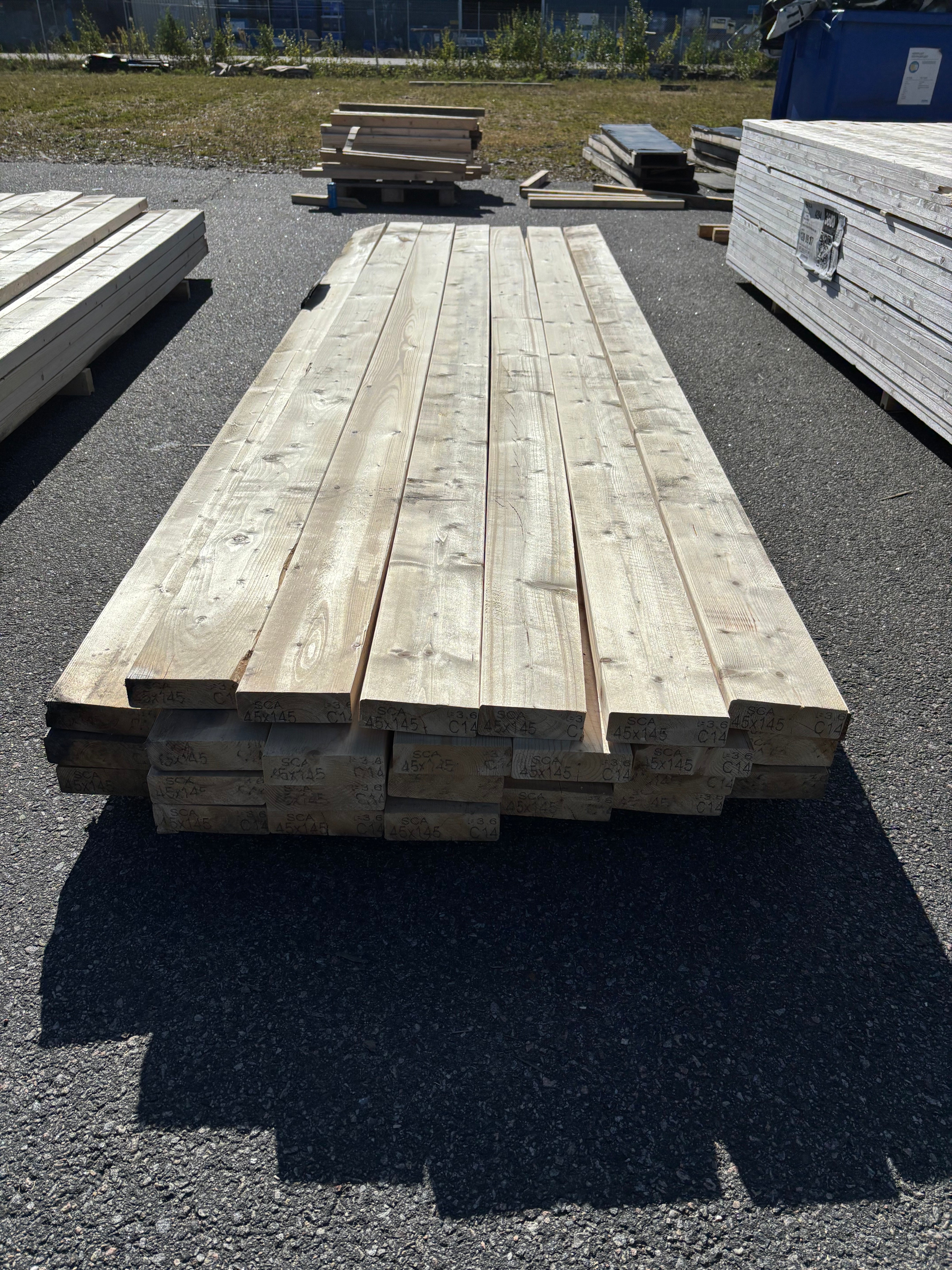 Paket Reglar 45x145mm 3,60m 27st Gran- C14