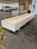Paket Dubbelfas Halvspont 22x120mm 4.20m 155st Mellanstruken