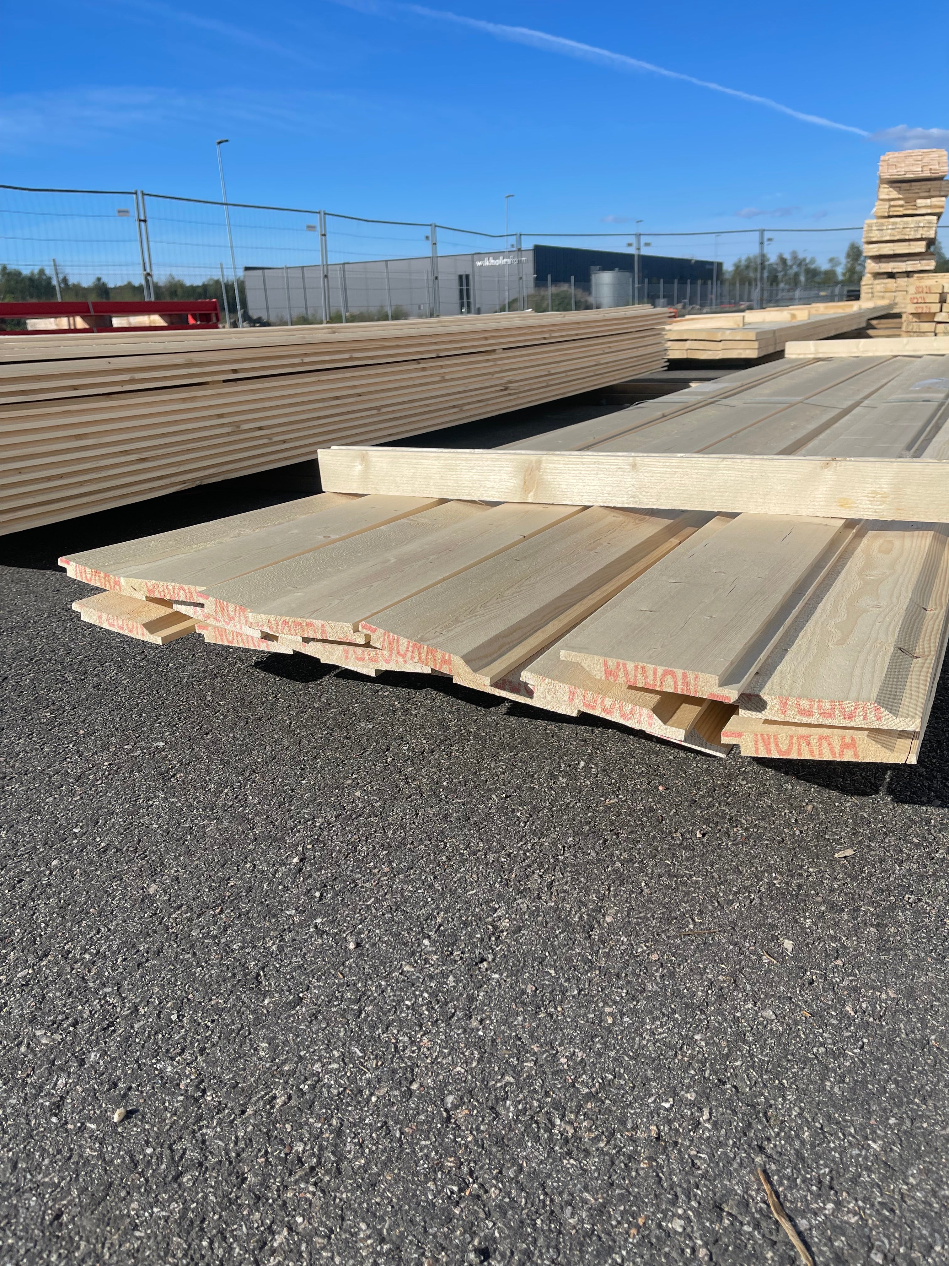 Paket Ytterpanel 22x145 mm – 4,80 m – 17 st