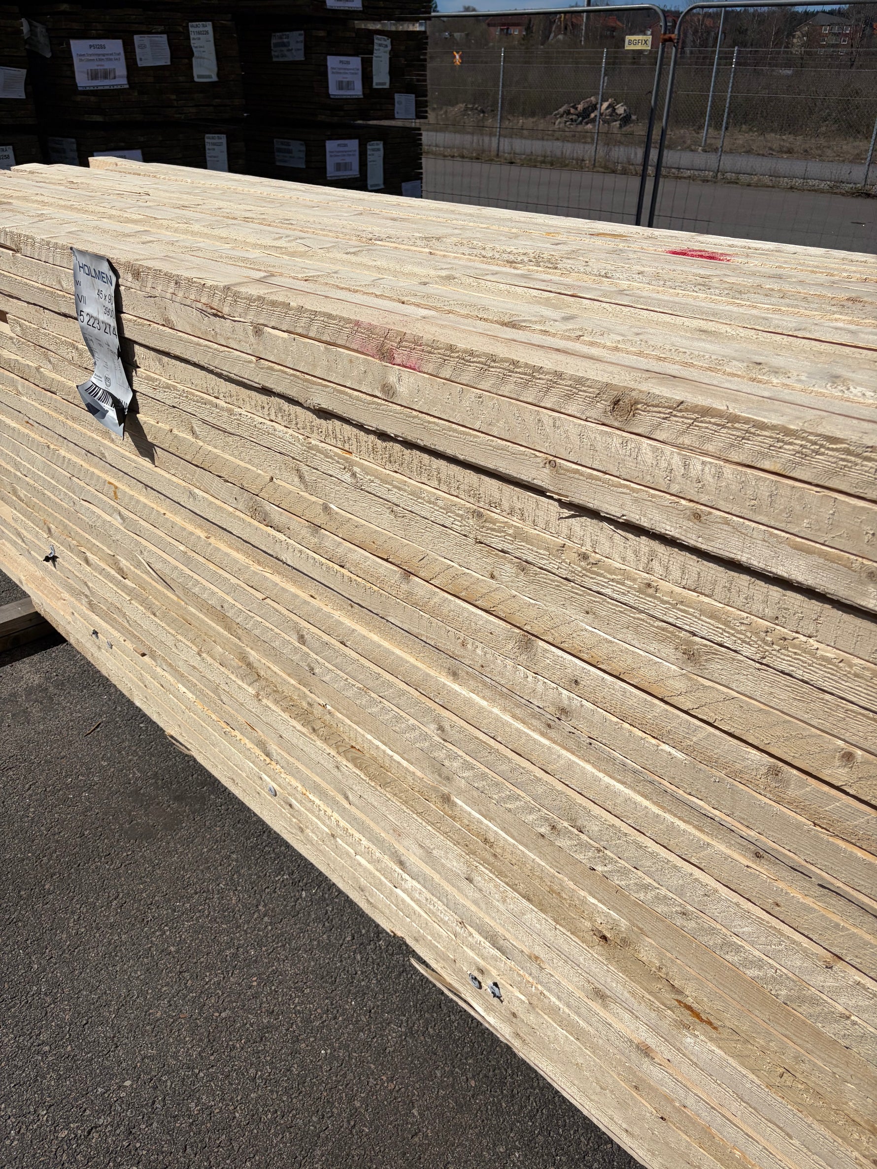 Paket Ohyvlade Reglar 45x90mm, 276st (2,7–3,9m) - Spirec