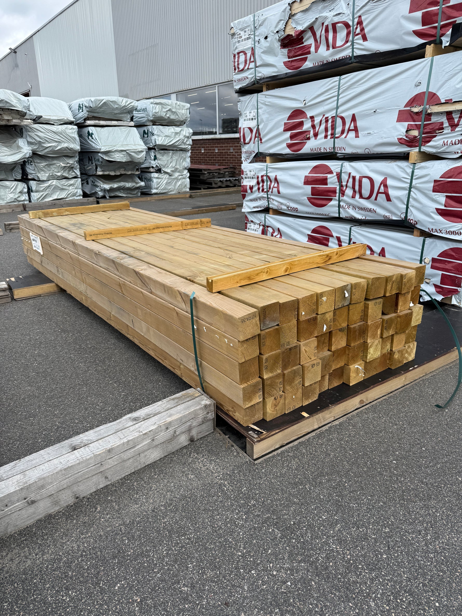Paket Tryckimpregnerade Stolpar 95×95 mm, 55 st 3,60 m (NTR/A)