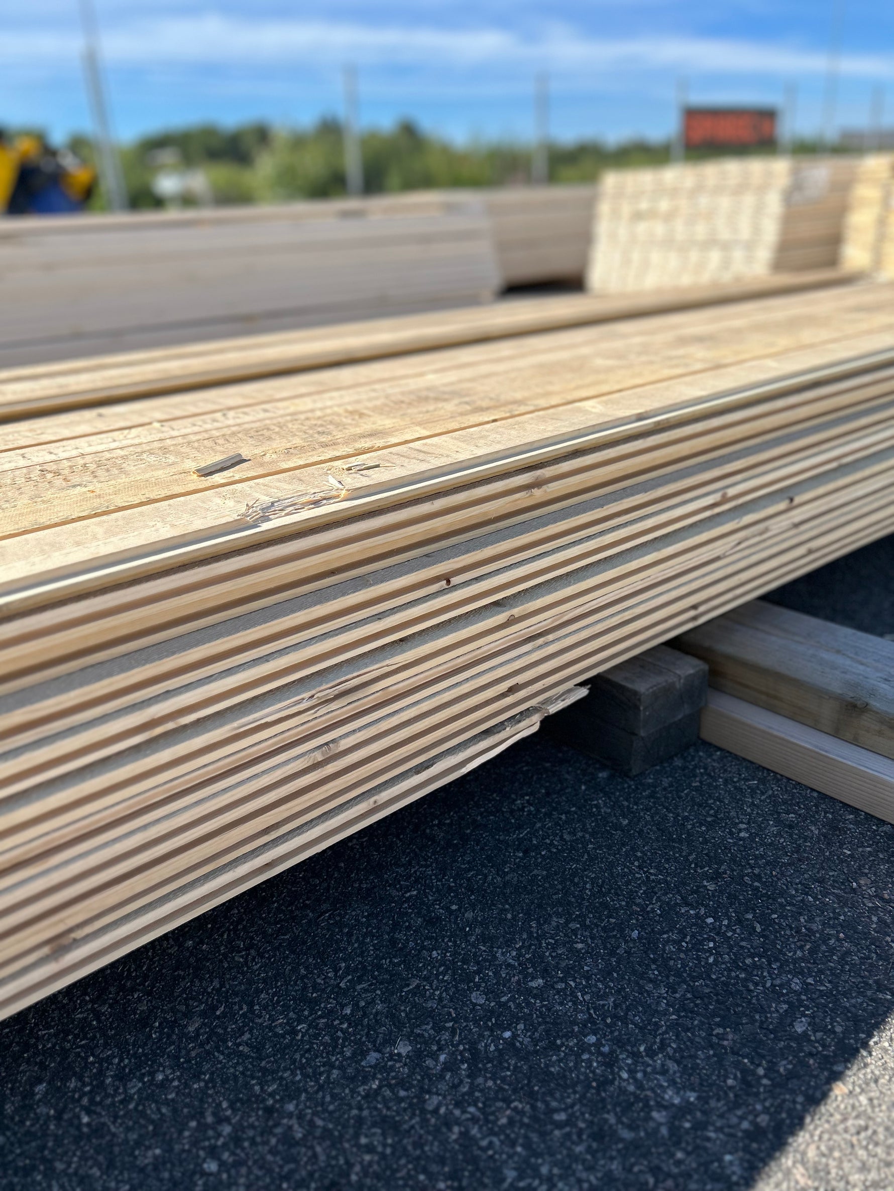 Paket Ytterpanel Spårpanel 22x95mm, 116st 5.40m- Järnvitriol