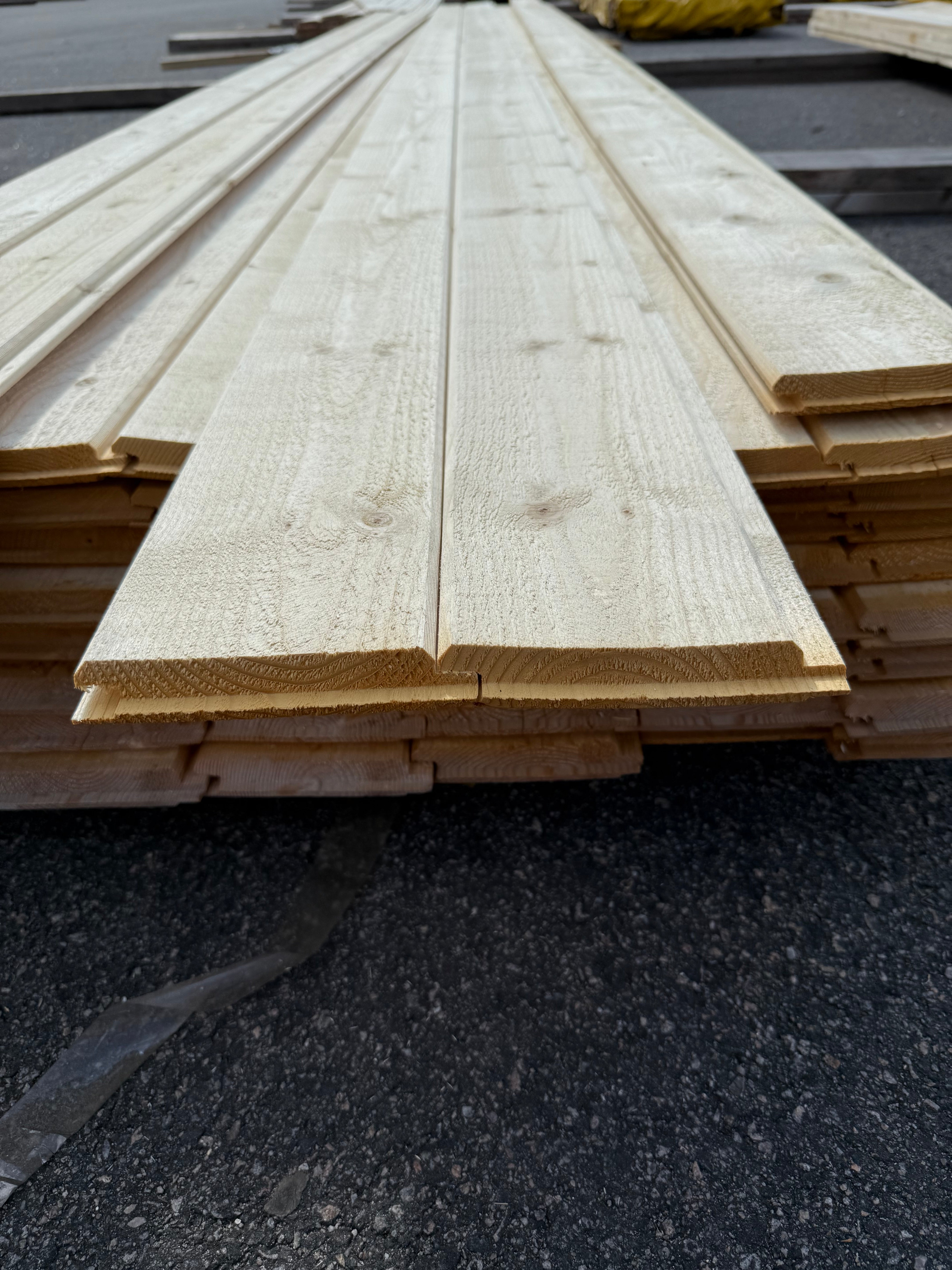 Paket Dubbelfasspont 22x145 – Gran 59 st, 5,4 m
