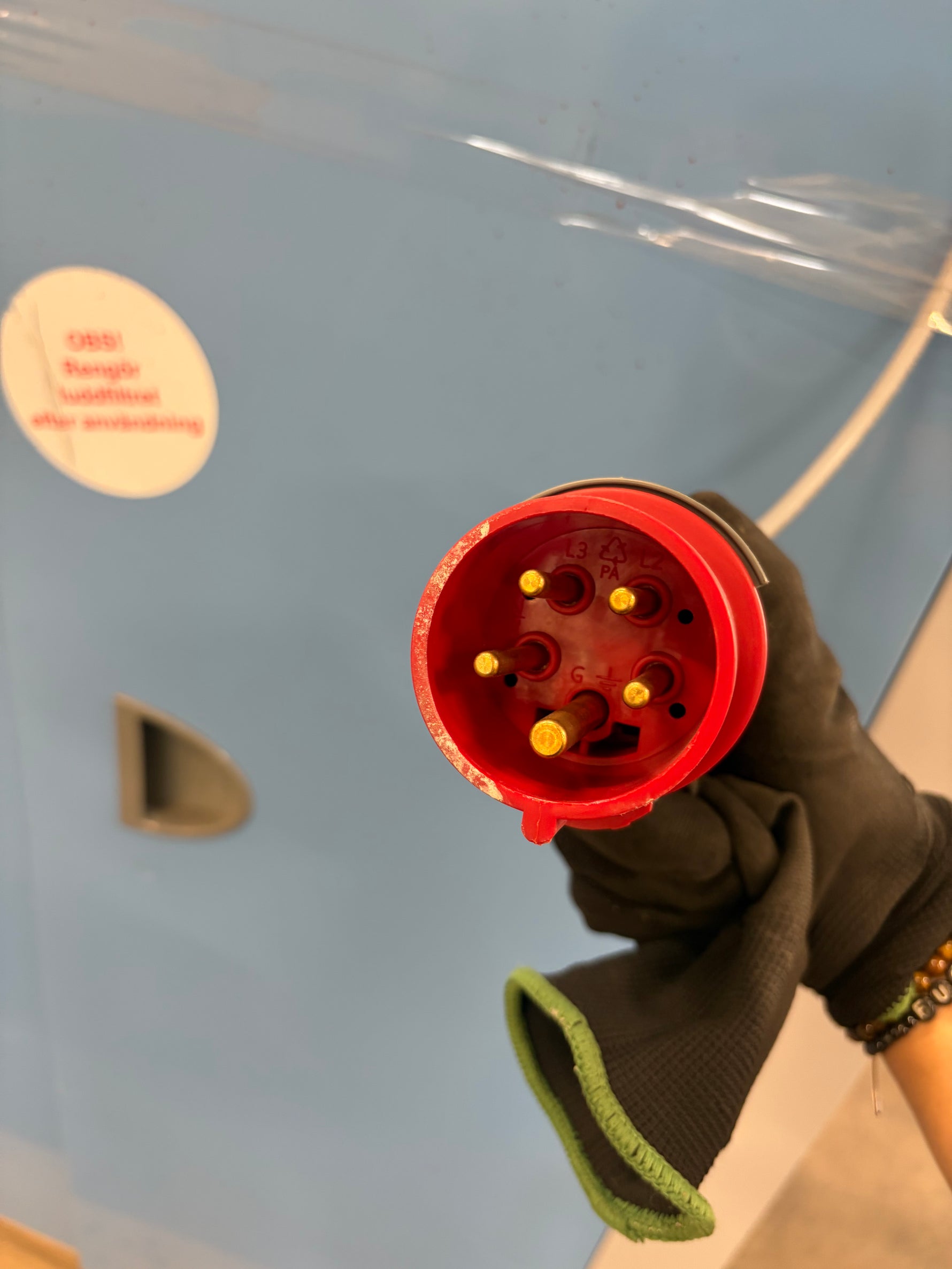 Blått Begagnat Torkskåp Electrolux TS4121LE