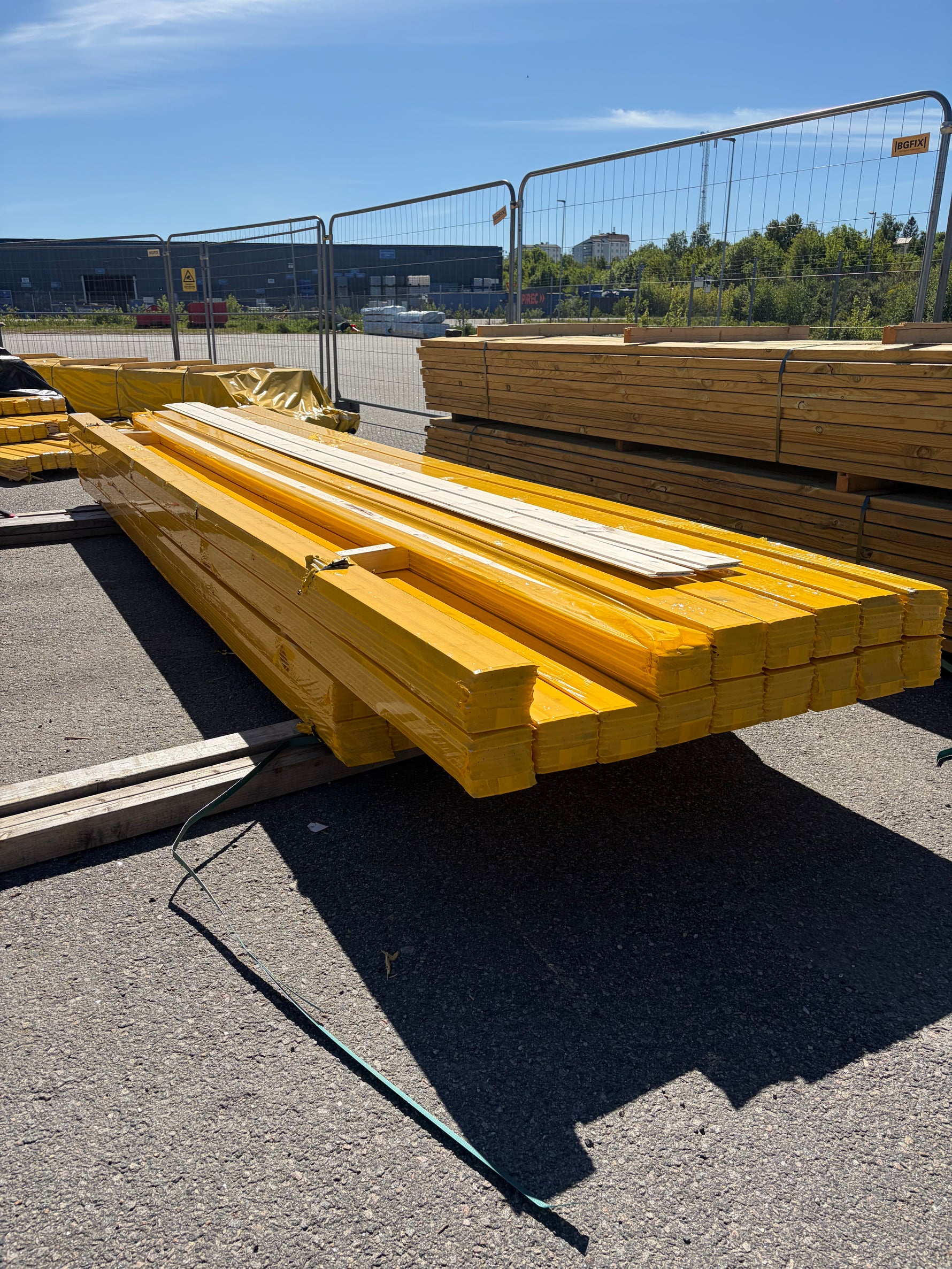 Parti Spårpanel 12x120mm Furu, 133kvm 4.13–4.78m (Sekunda)