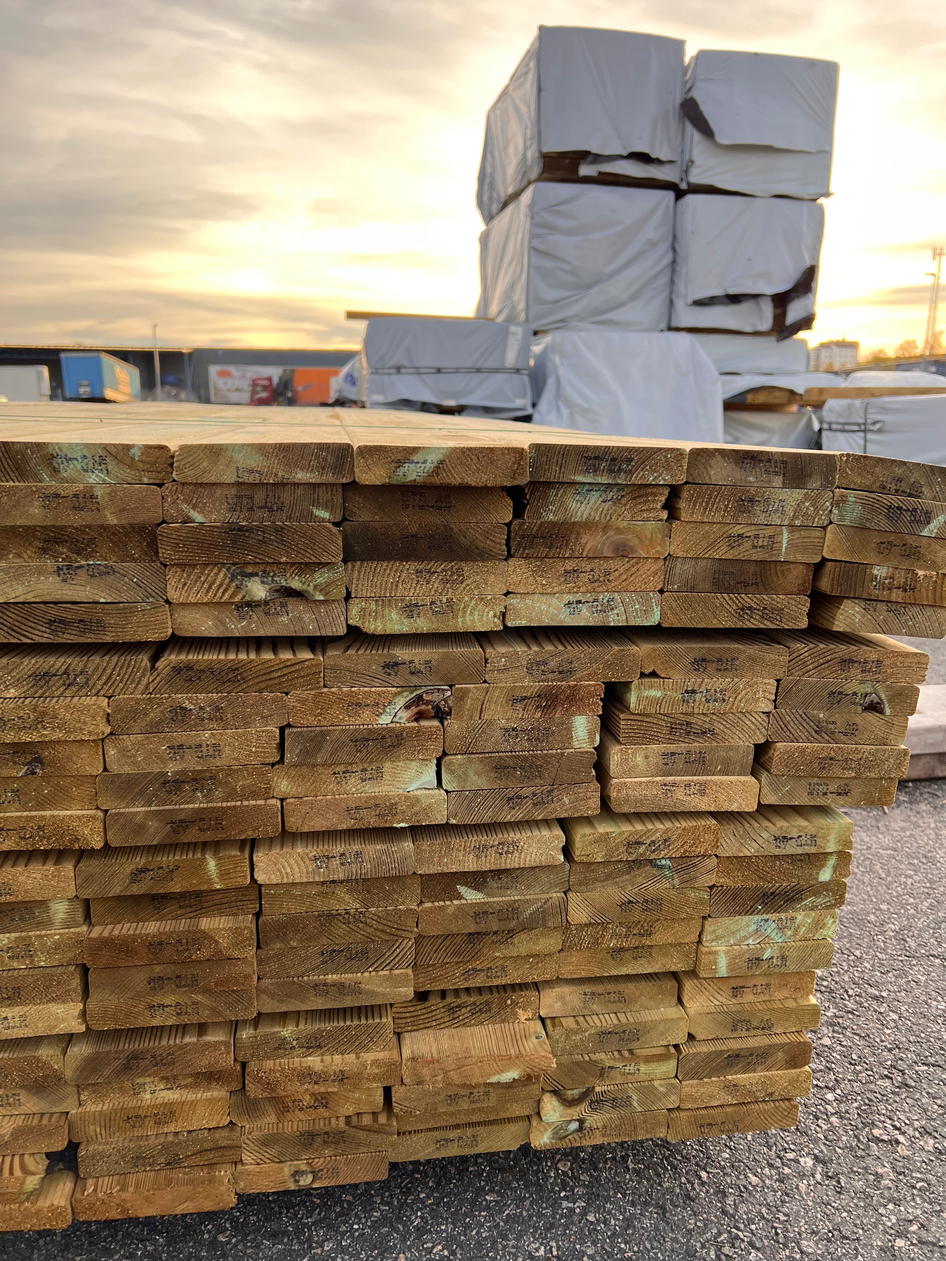 Paket Trall 22x95mm – 210 st 4.20m Tryckimpregnerad B-sort