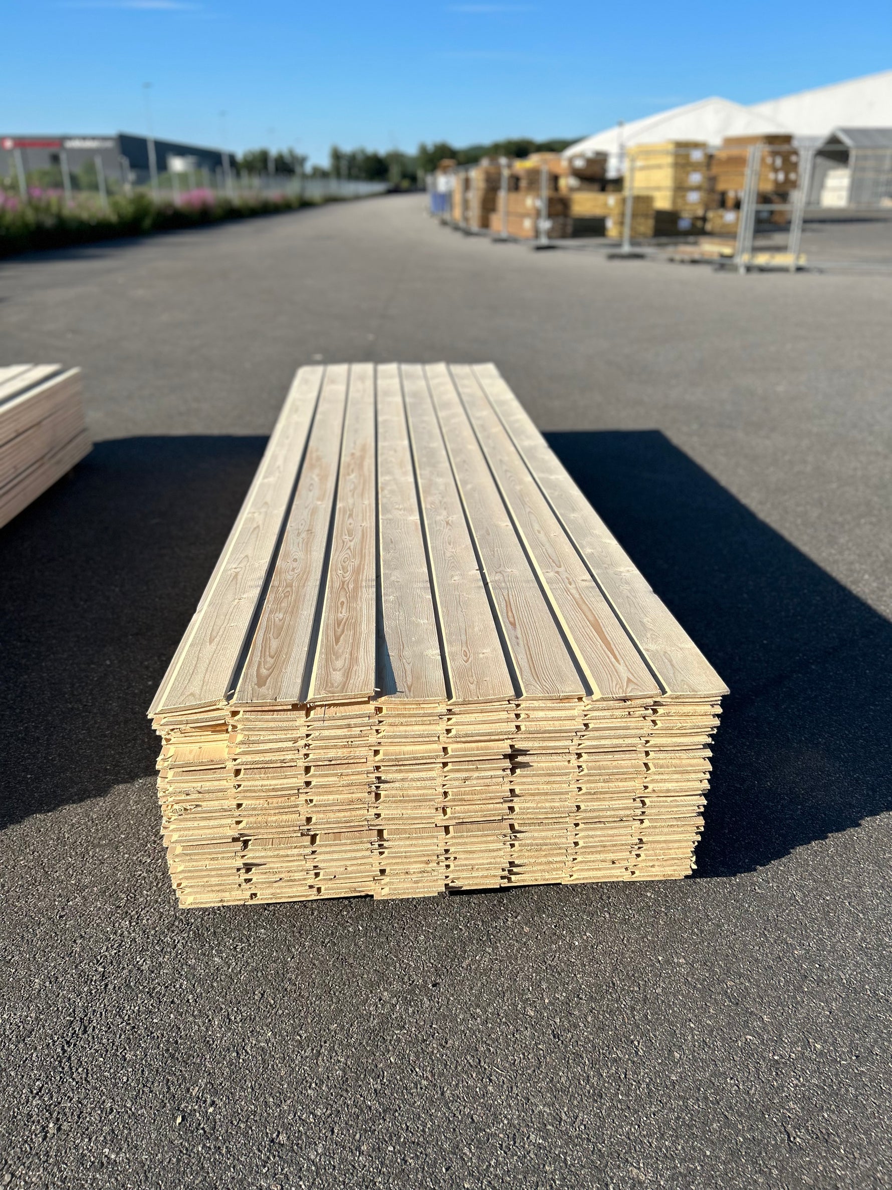 Paket Ytterpanel Enkelfas Fals Ändspont 22x145mm, 160st 3.60m