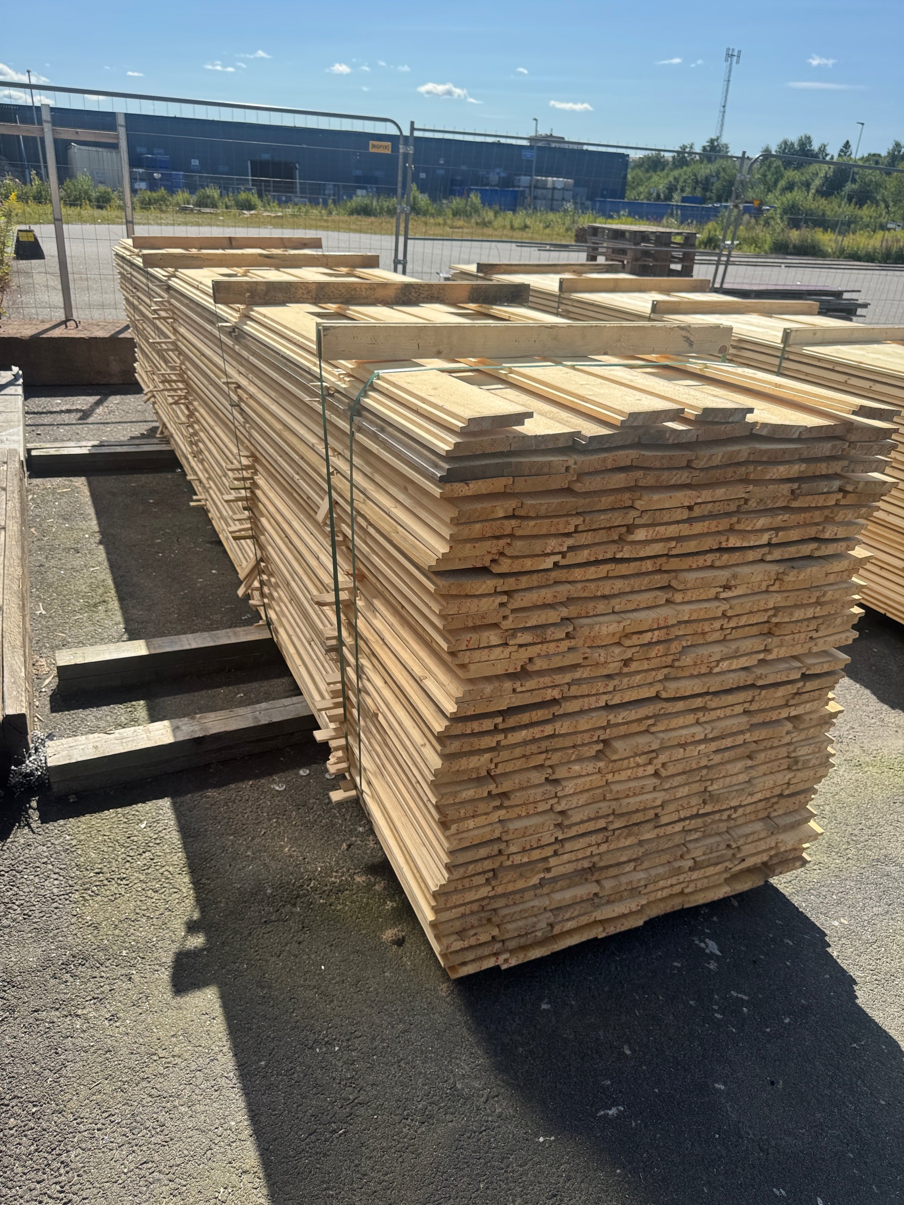 Paket Ytterpanel 22x120mm 4,80m 260st Obehandlad