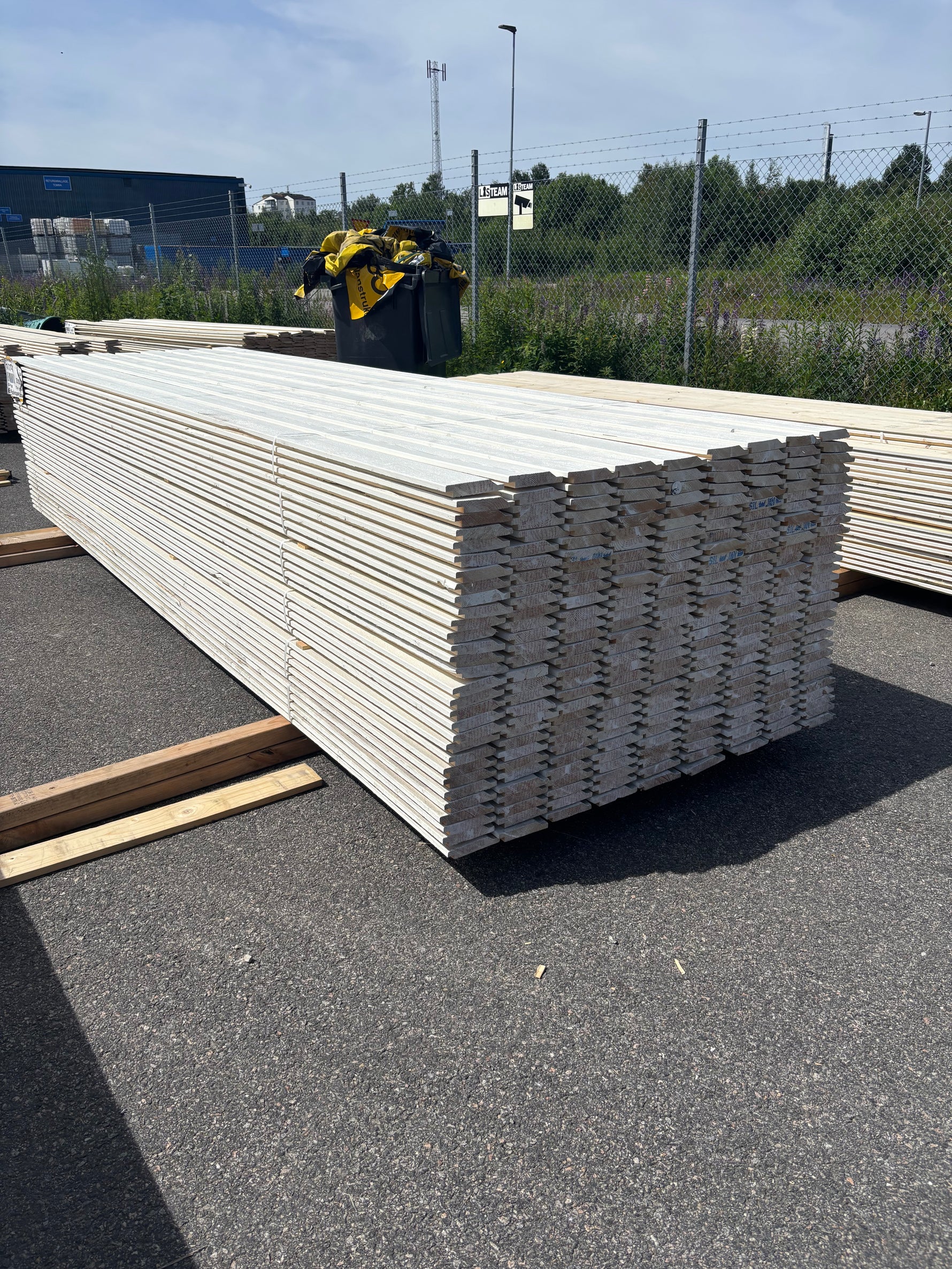 Paket Ytterpanel Enkelfas Halvspont 22x120mm, 270st 3.60m Mellanstruken&nbsp;
