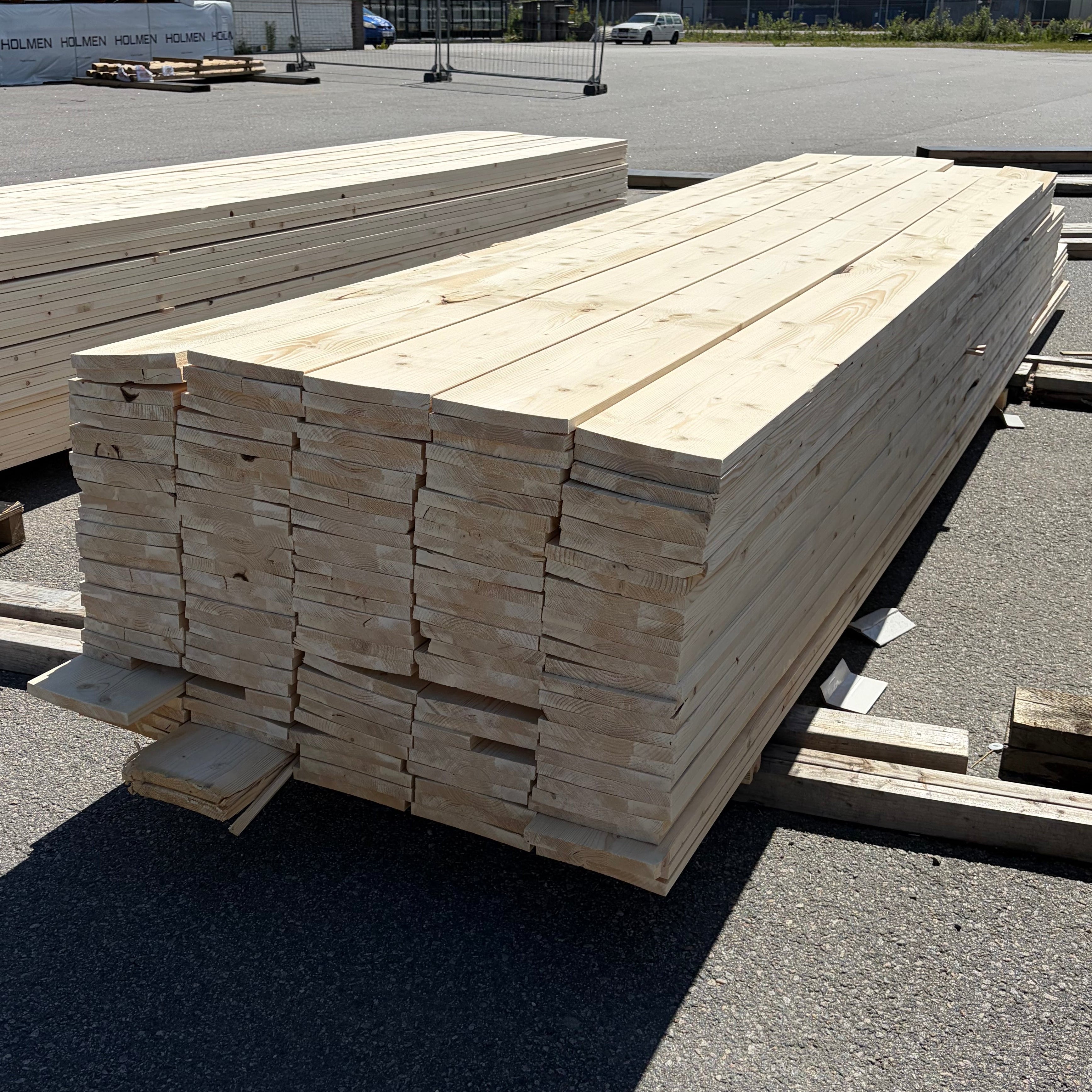 Paket Ytterpanel 22x195mm, 139st 3,60–5,40m (Andra sortering)