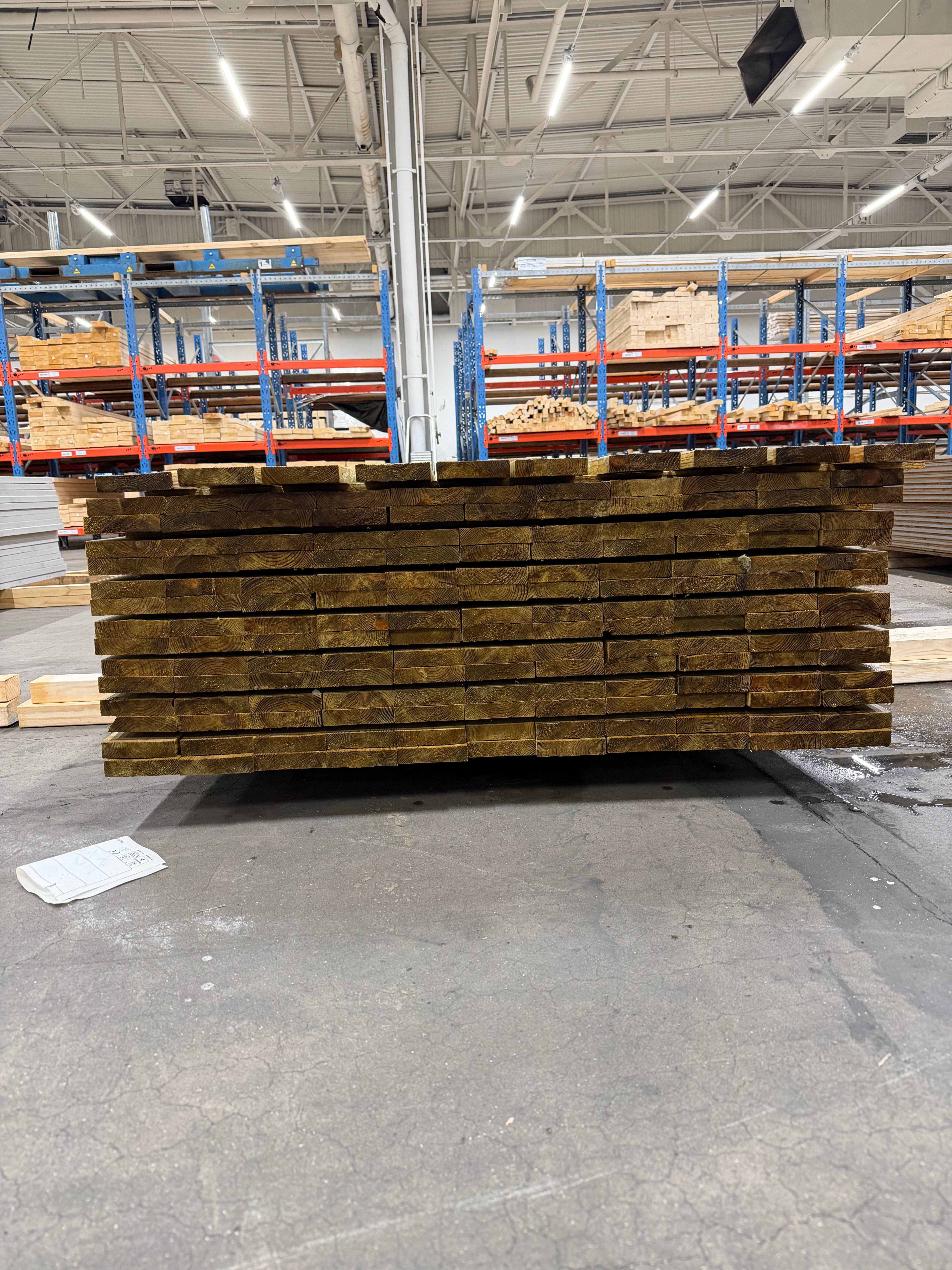 Paket Finsågad Panel 22x95 mm – 164 st Tryckimpregnerad