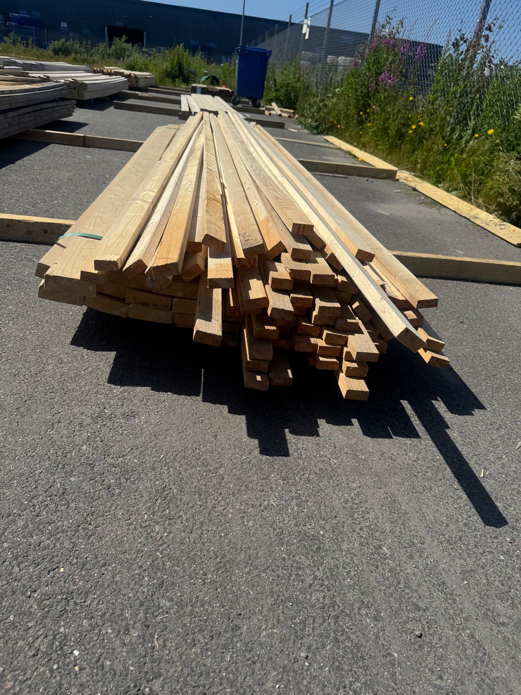 Paket Klädselläkt 22x45 mm + Hyvlat Virke 34x95 mm